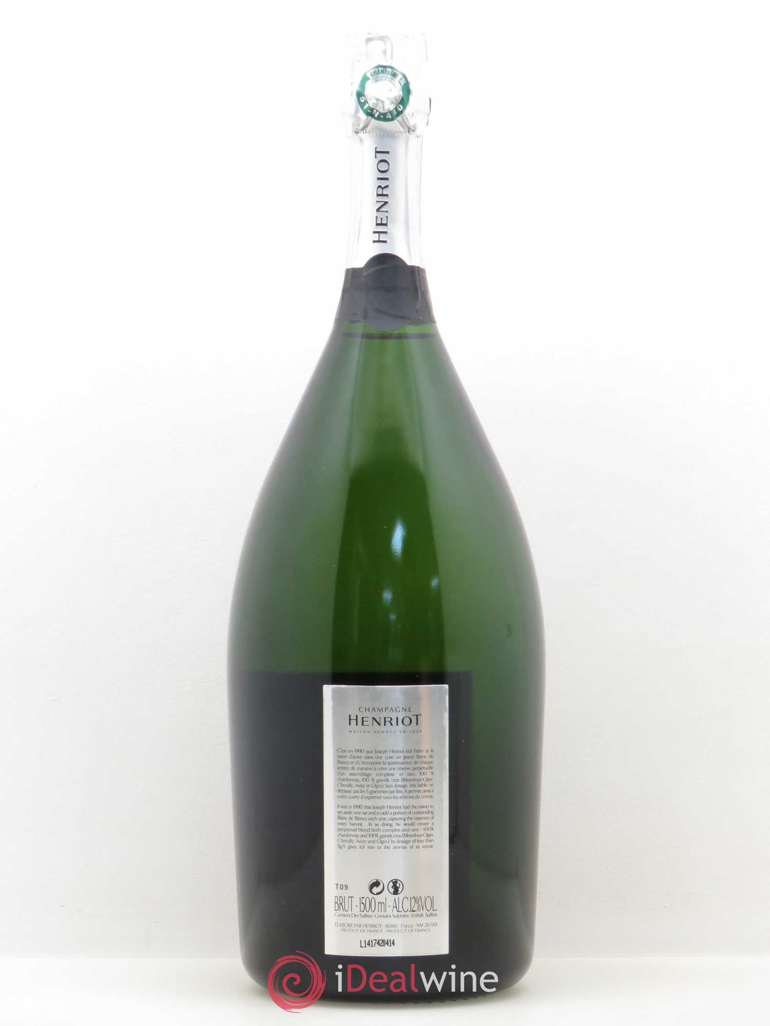 Champagne Henriot Cuvée 38 La réserve perpétuelle - Posten von 1 Magnum - 1