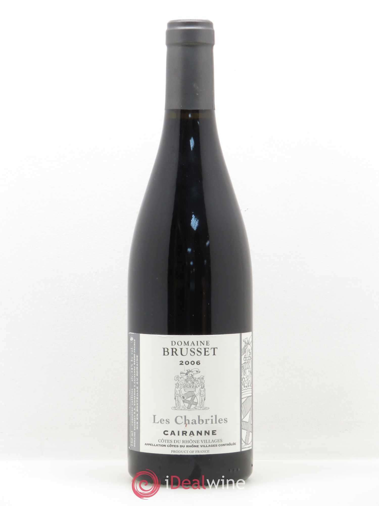 Côtes-du-Rhône-Villages Cairanne Les Chabriles Domaine Brusset (sans prix de réserve) 2006 - Posten von 1 Flasche - 0