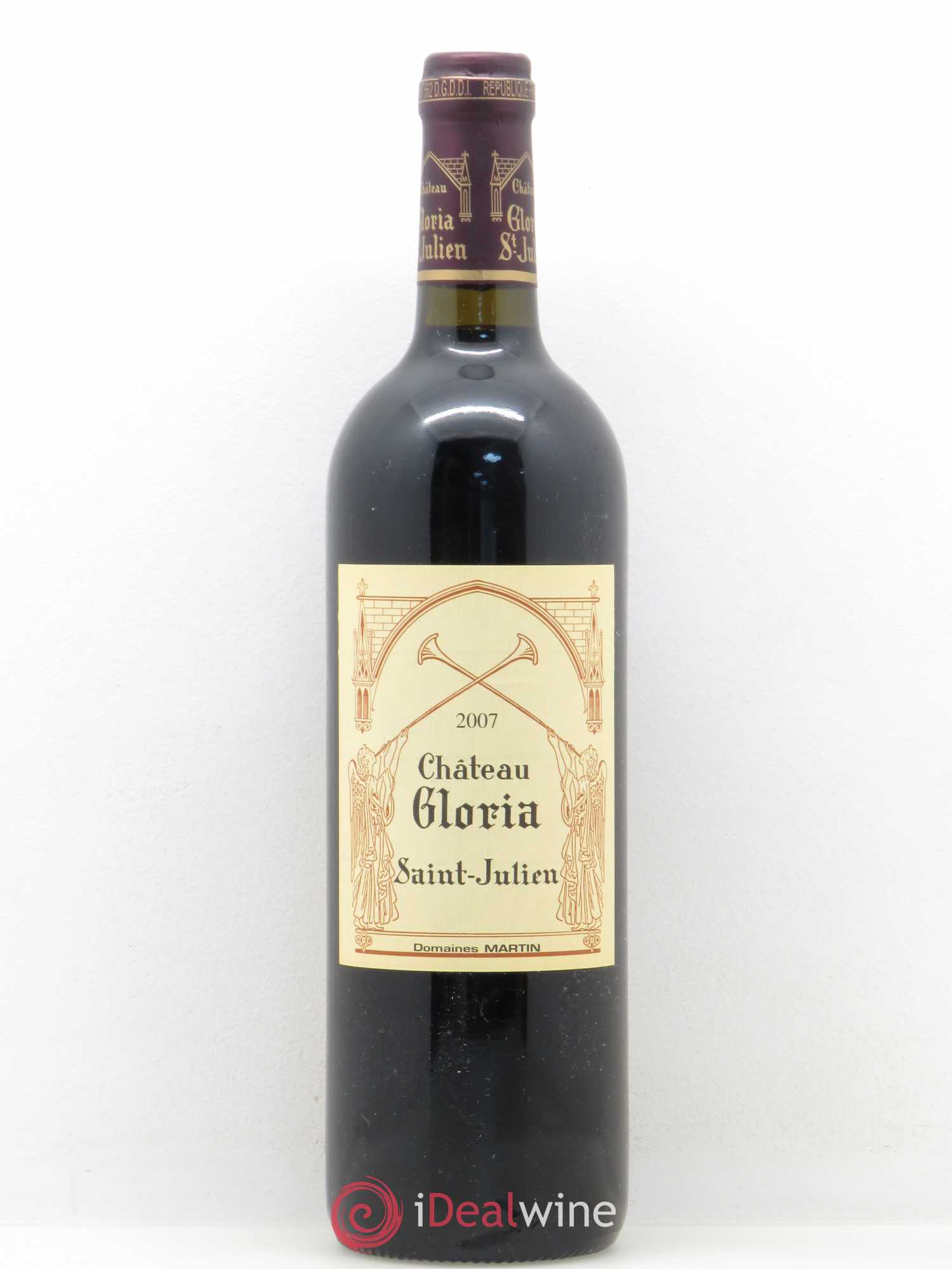Château Gloria 2007 - Lot de 1 bouteille - 0