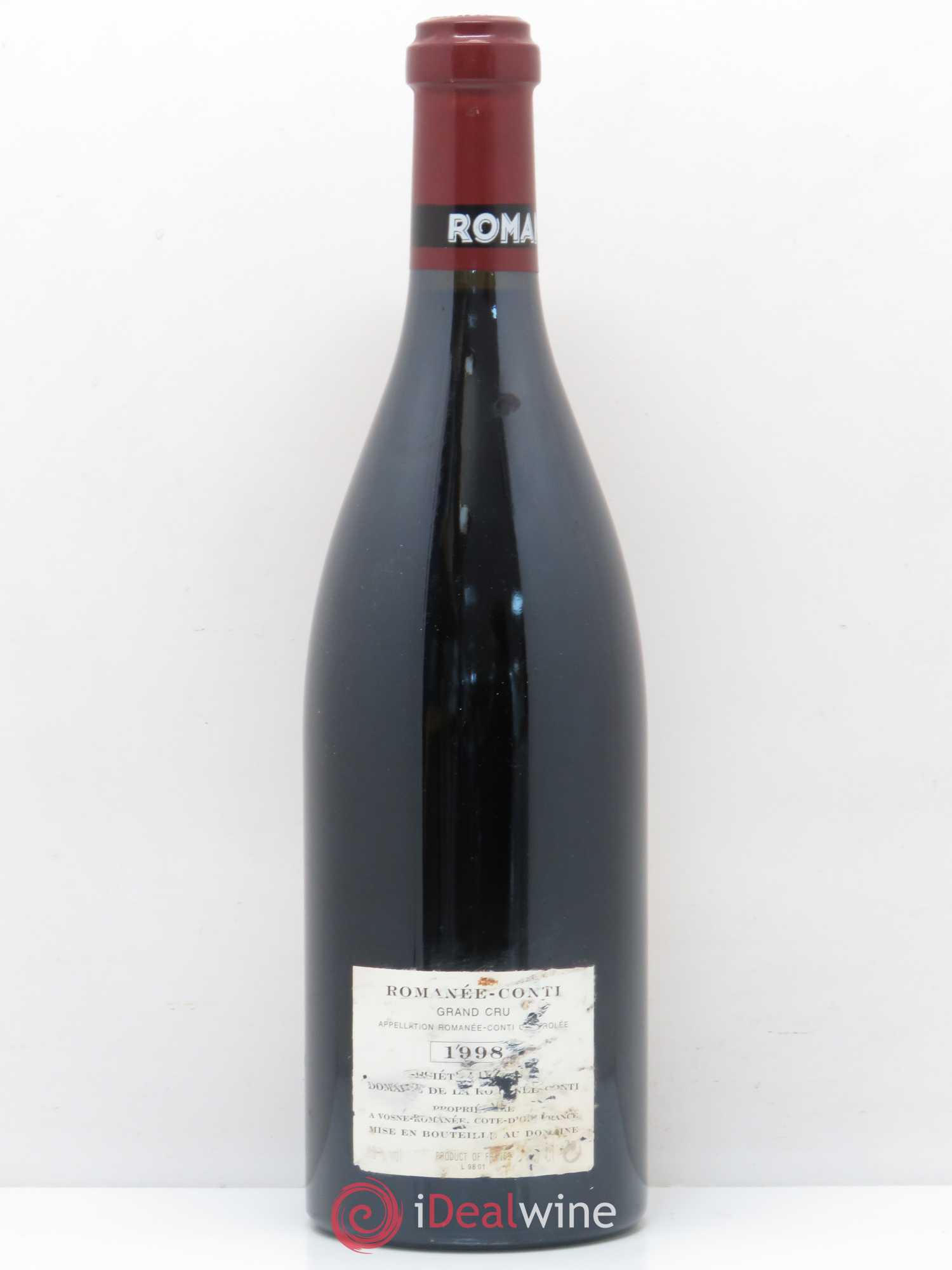 Romanée-Conti Grand Cru Domaine de la Romanée-Conti 1998 - Lot de 1 bouteille - 1