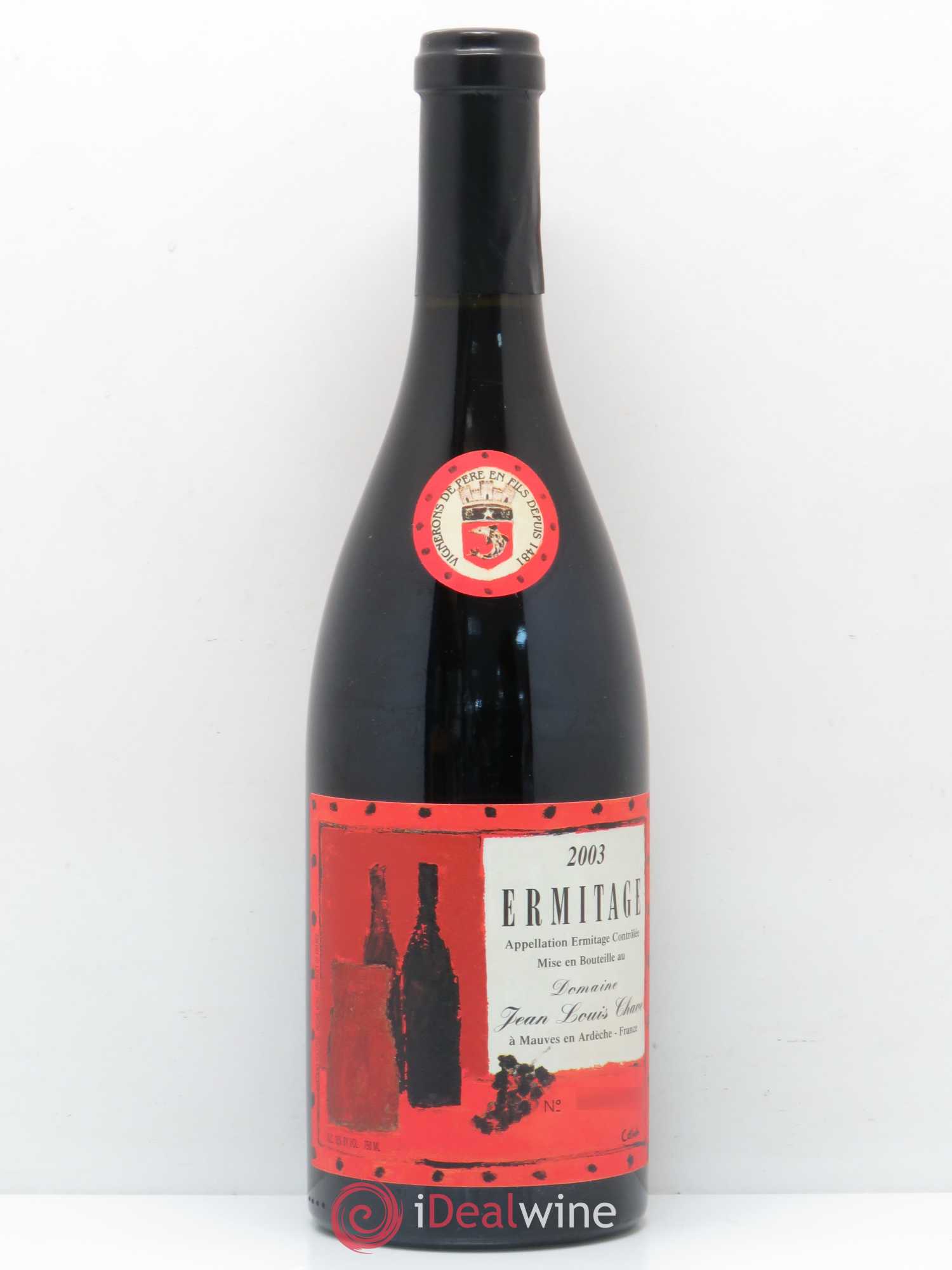 Hermitage Ermitage Cuvée Cathelin Jean-Louis Chave 2003 - Lot de 1 bouteille - 0