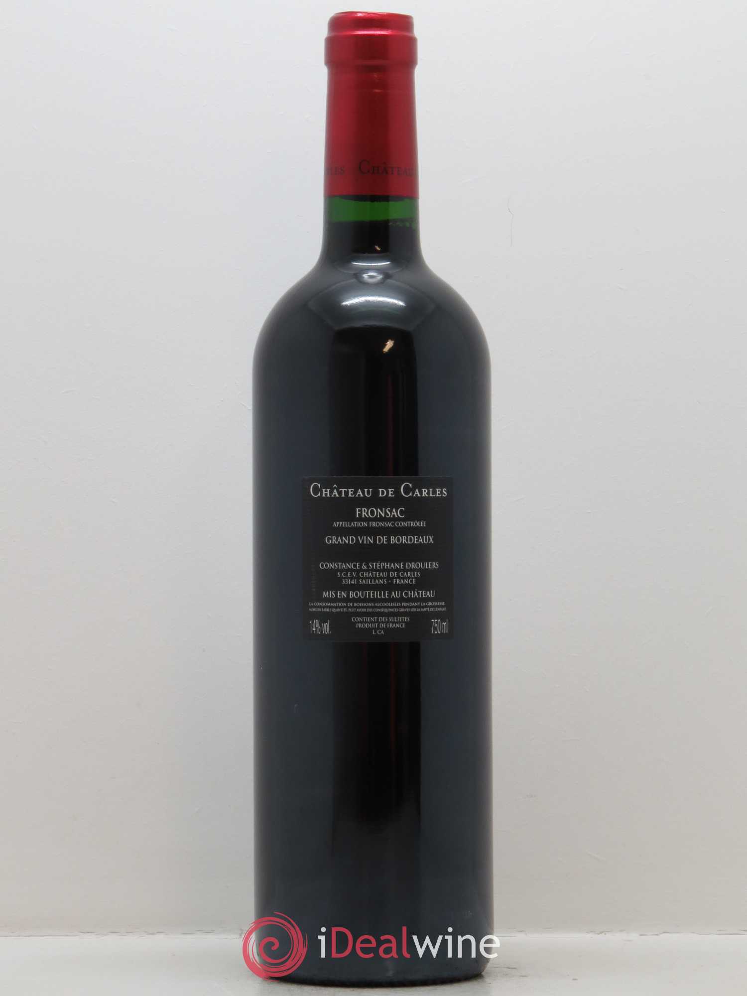 Château de Carles 2016 - Lot de 1 bouteille - 1