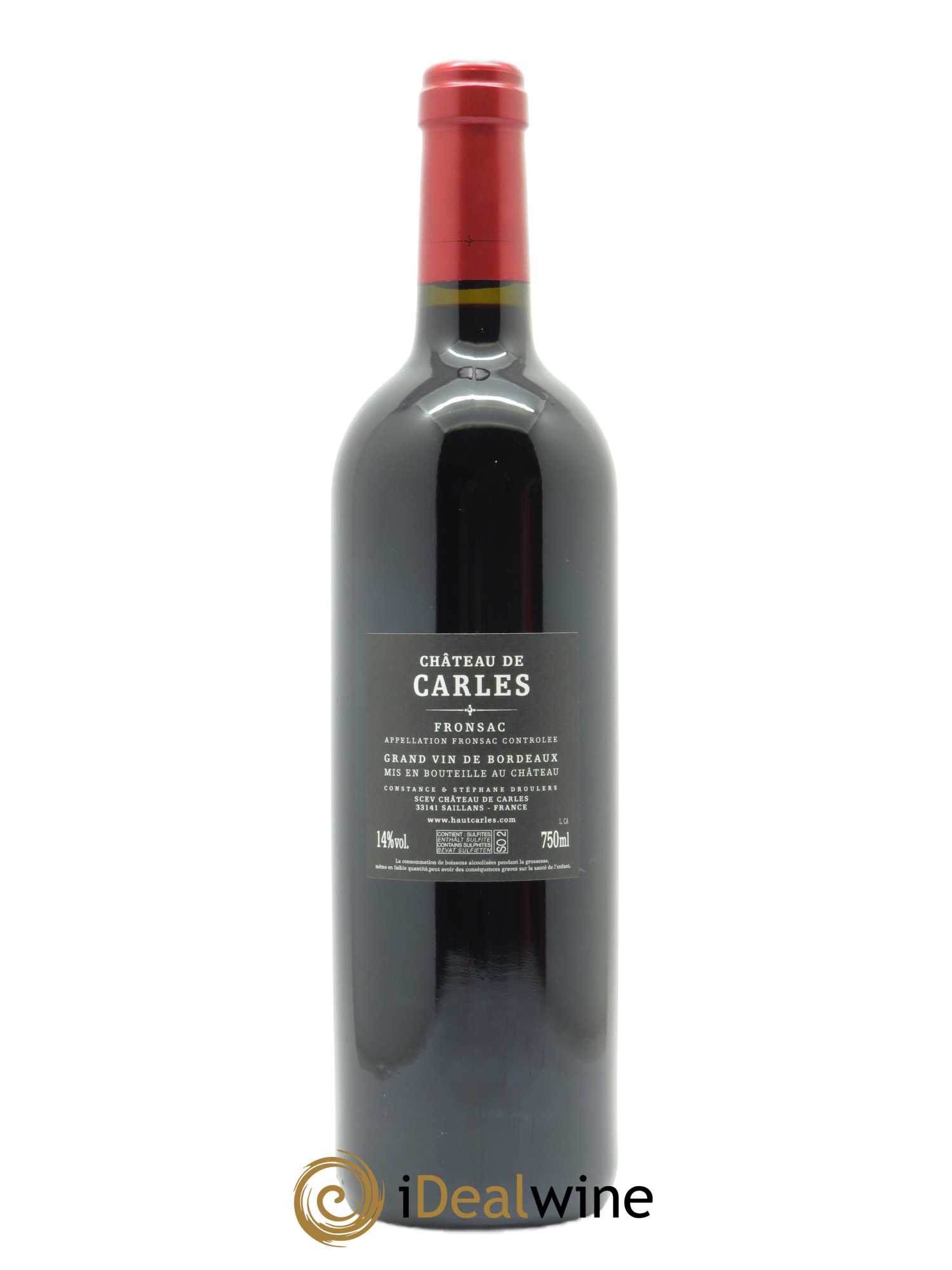 Château de Carles 2017 - Lot de 1 bouteille - 1