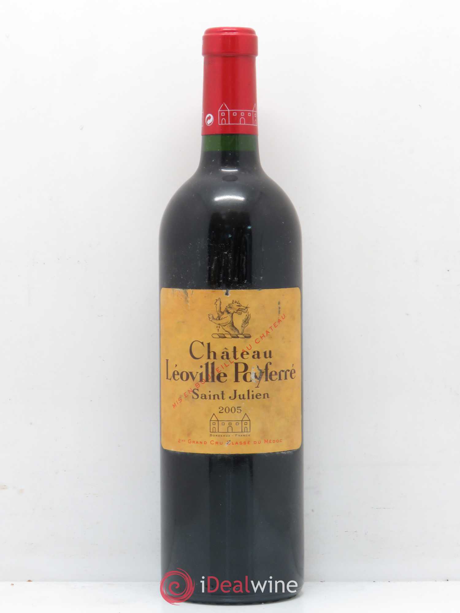 Château Léoville Poyferré 2ème Grand Cru Classé 2005 - Lot de 1 bouteille - 0
