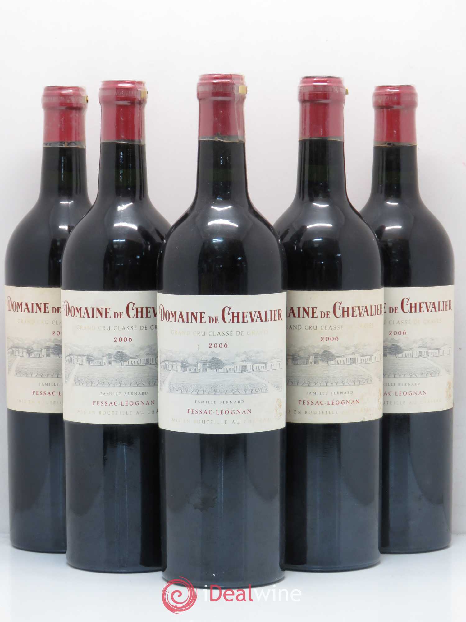 Domaine de Chevalier Cru Classé de Graves 2006 - Lot de 5 bouteilles - 0
