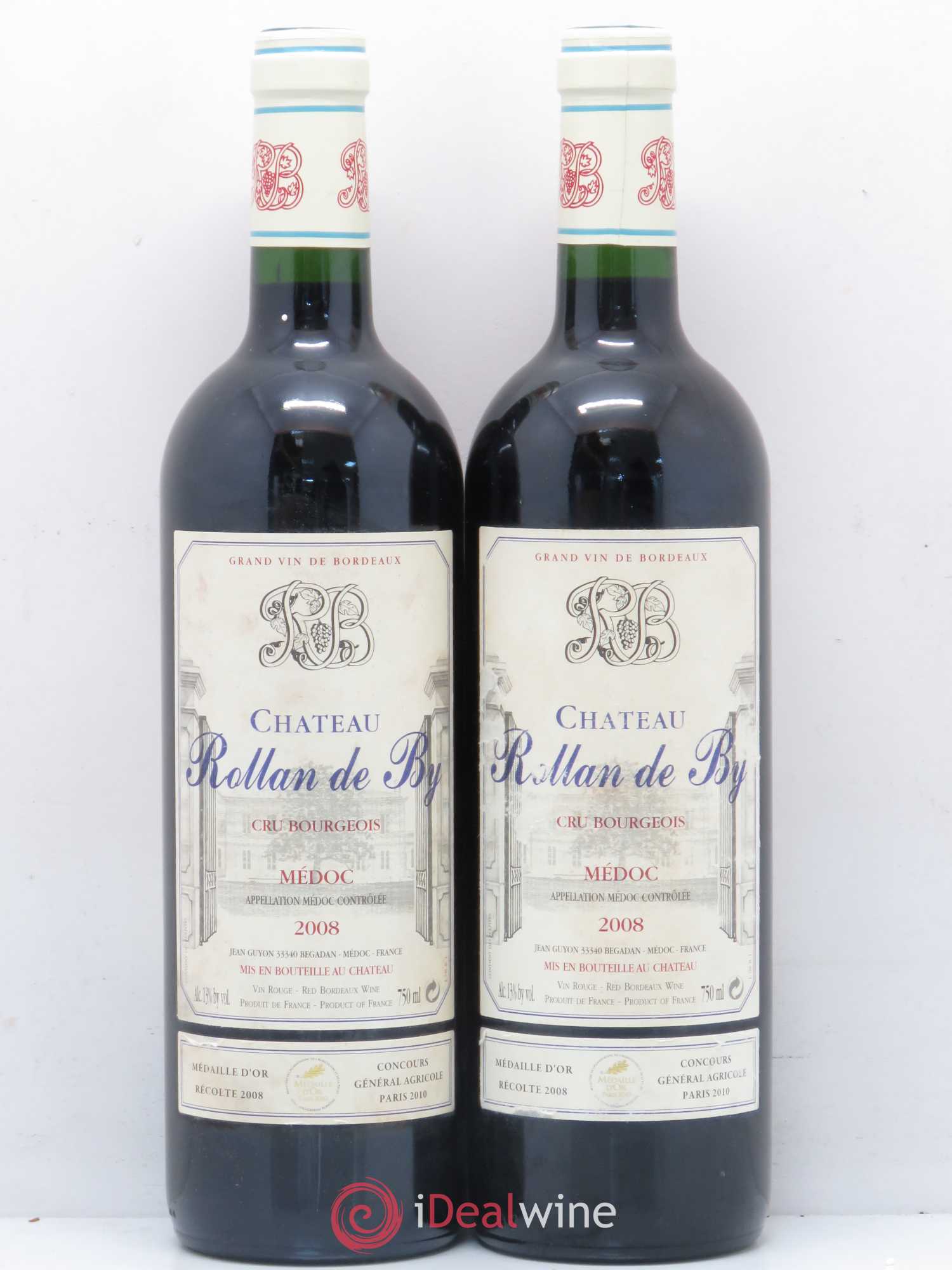 Château Rollan de By Cru Bourgeois 2008 - Lot de 5 bouteilles - 2