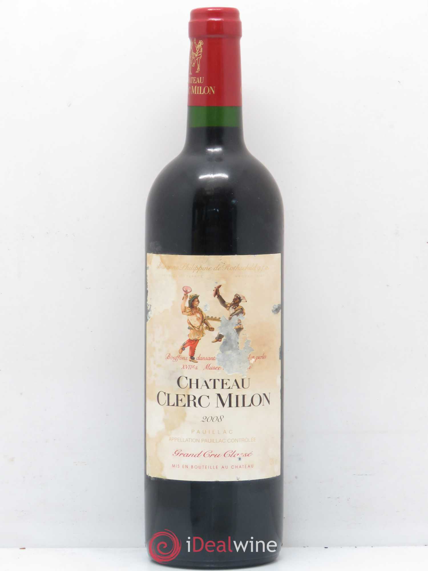Château Clerc Milon 5ème Grand Cru Classé 2008 - Lot de 1 bouteille - 0