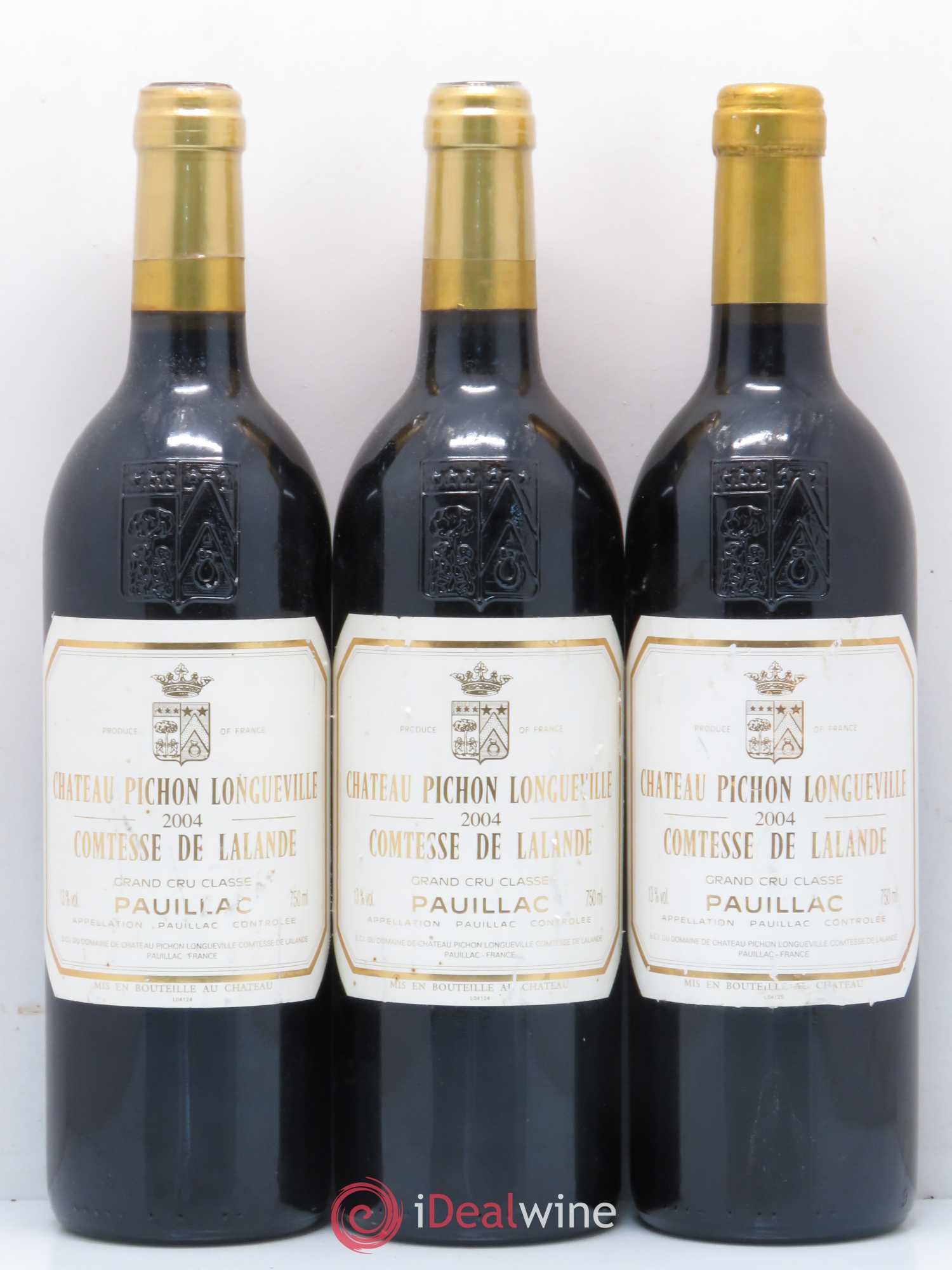 Château Pichon Longueville Comtesse de Lalande 2ème Grand Cru Classé 2004 - Lot de 5 bouteilles - 1