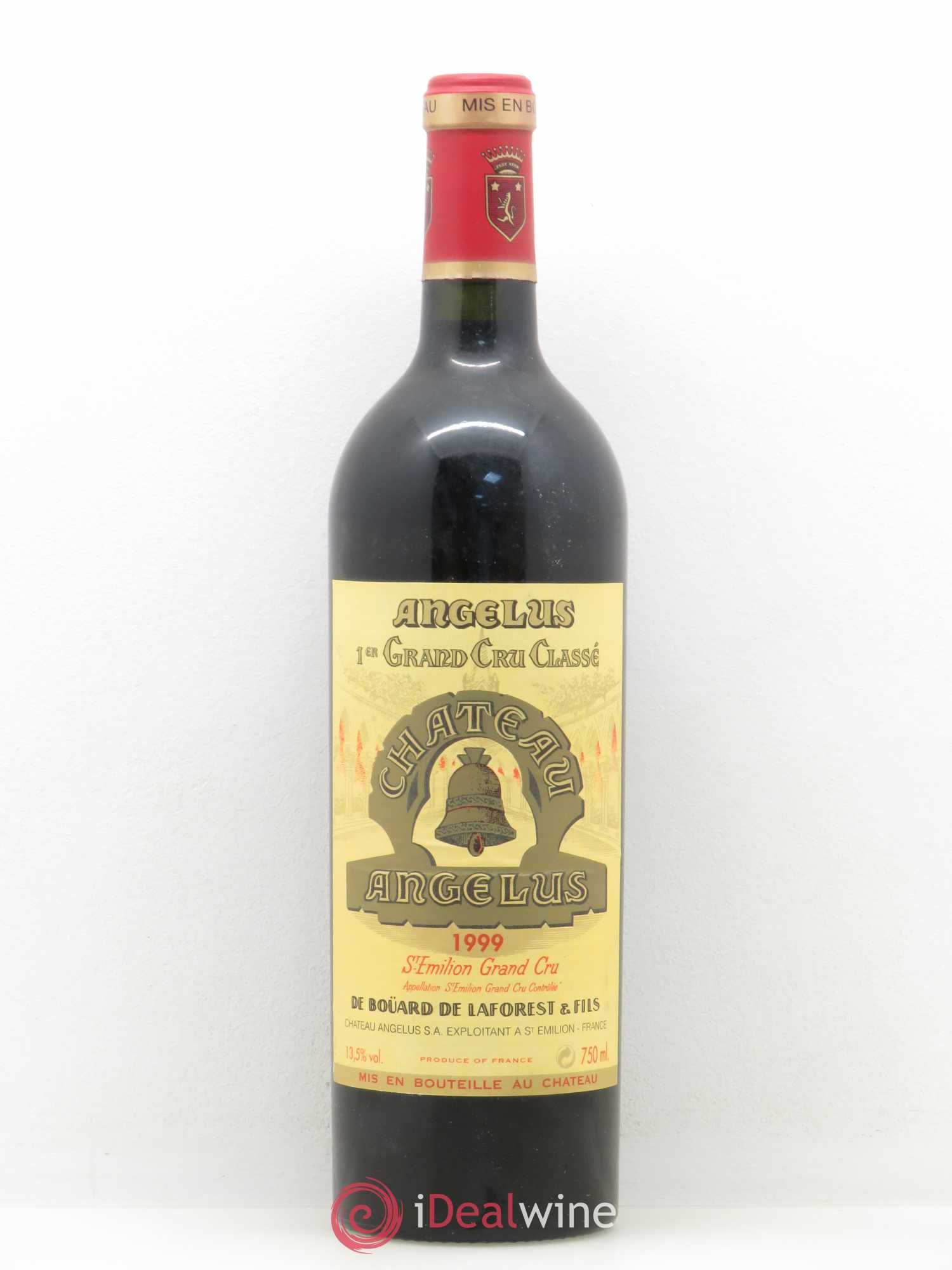 Château Angélus 1er Grand Cru Classé A 1999 - Lot de 1 bouteille - 0