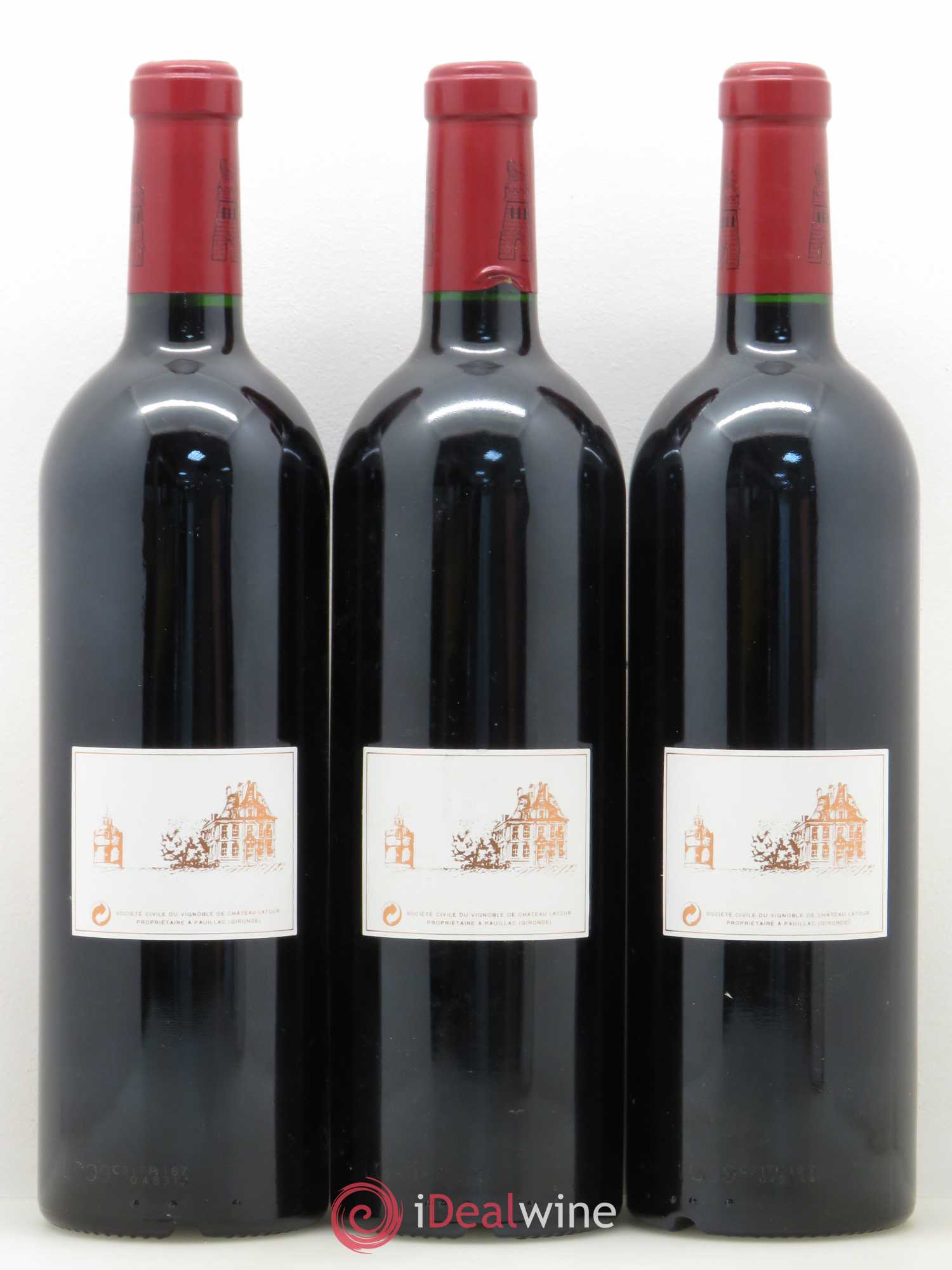 Château Latour 1er Grand Cru Classé 1999 - Lot de 3 bouteilles - 1