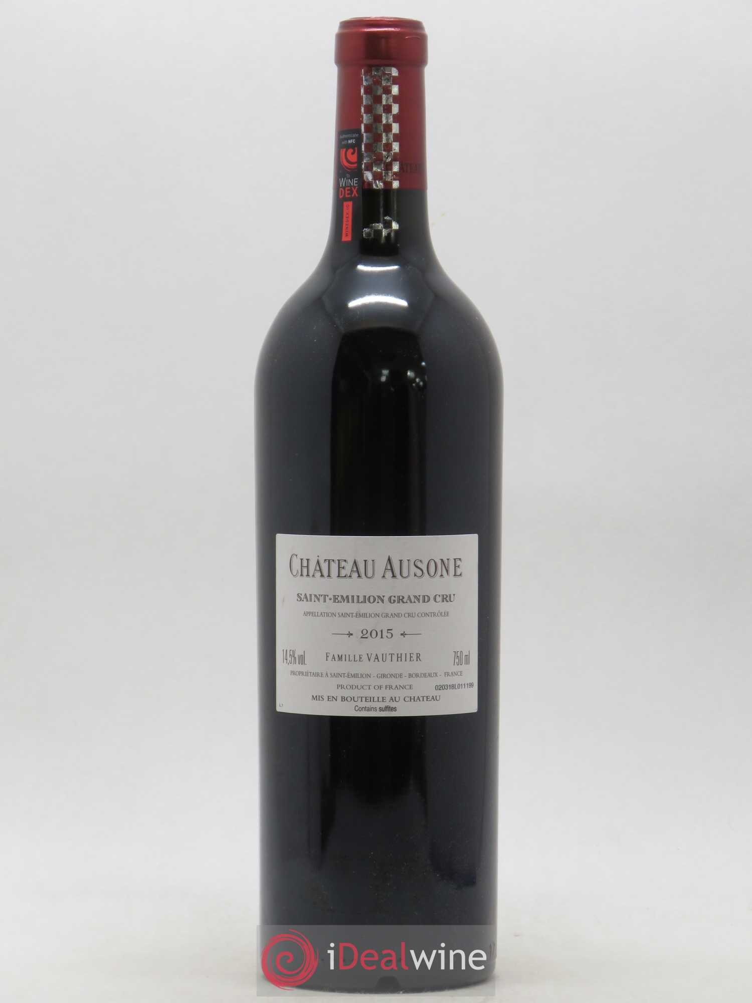 Château Ausone 1er Grand Cru Classé A 2015 - Lot de 1 bouteille - 1