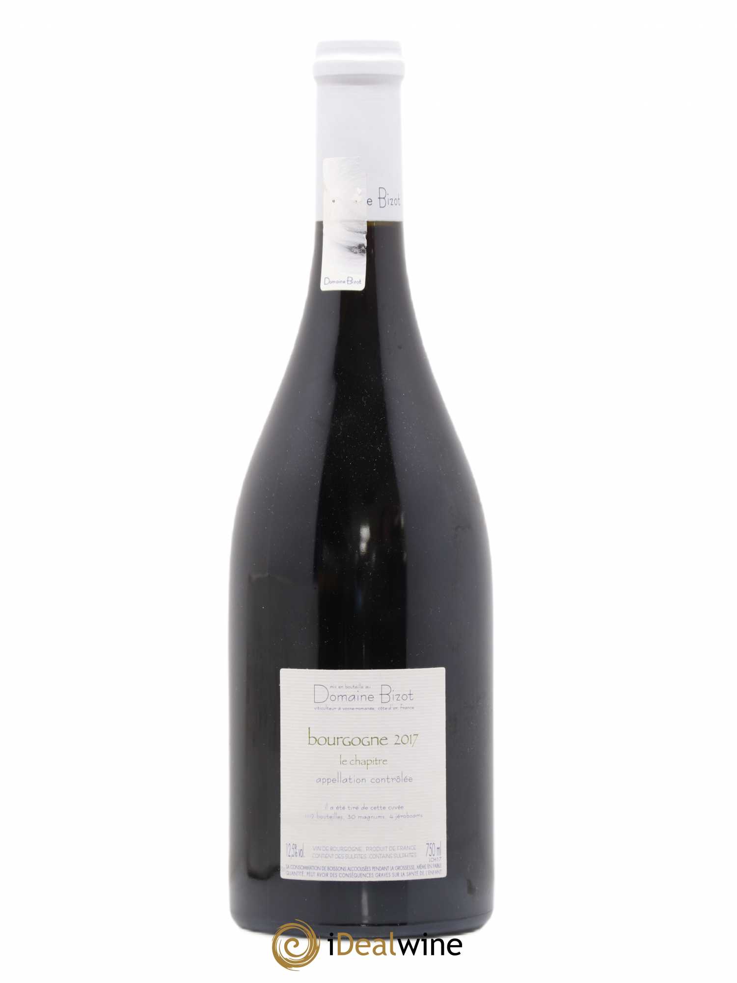 Bourgogne Le Chapitre Bizot (Domaine) 2017 - Lot de 1 bouteille - 1
