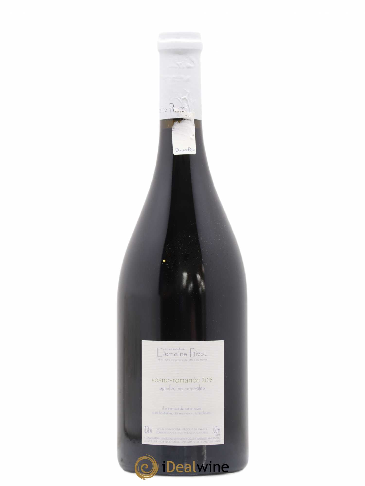 Vosne-Romanée Bizot (Domaine) 2018 - Lot de 1 bouteille - 1