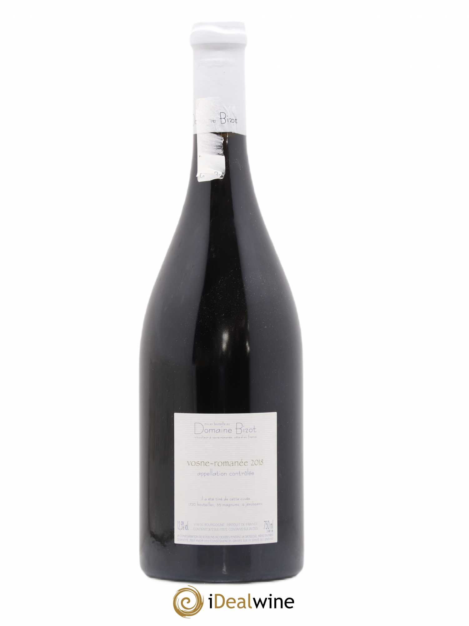 Vosne-Romanée Bizot (Domaine) 2018 - Lot de 1 bouteille - 1