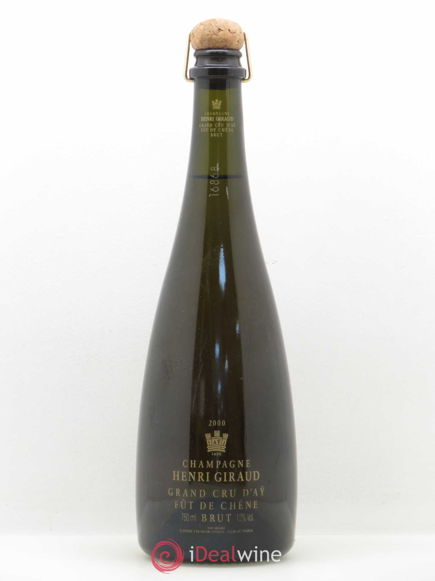 Aÿ Grand Cru Brut Fût de Chêne Henri Giraud Grand cru 2000 - Lot de 1 bouteille - 0
