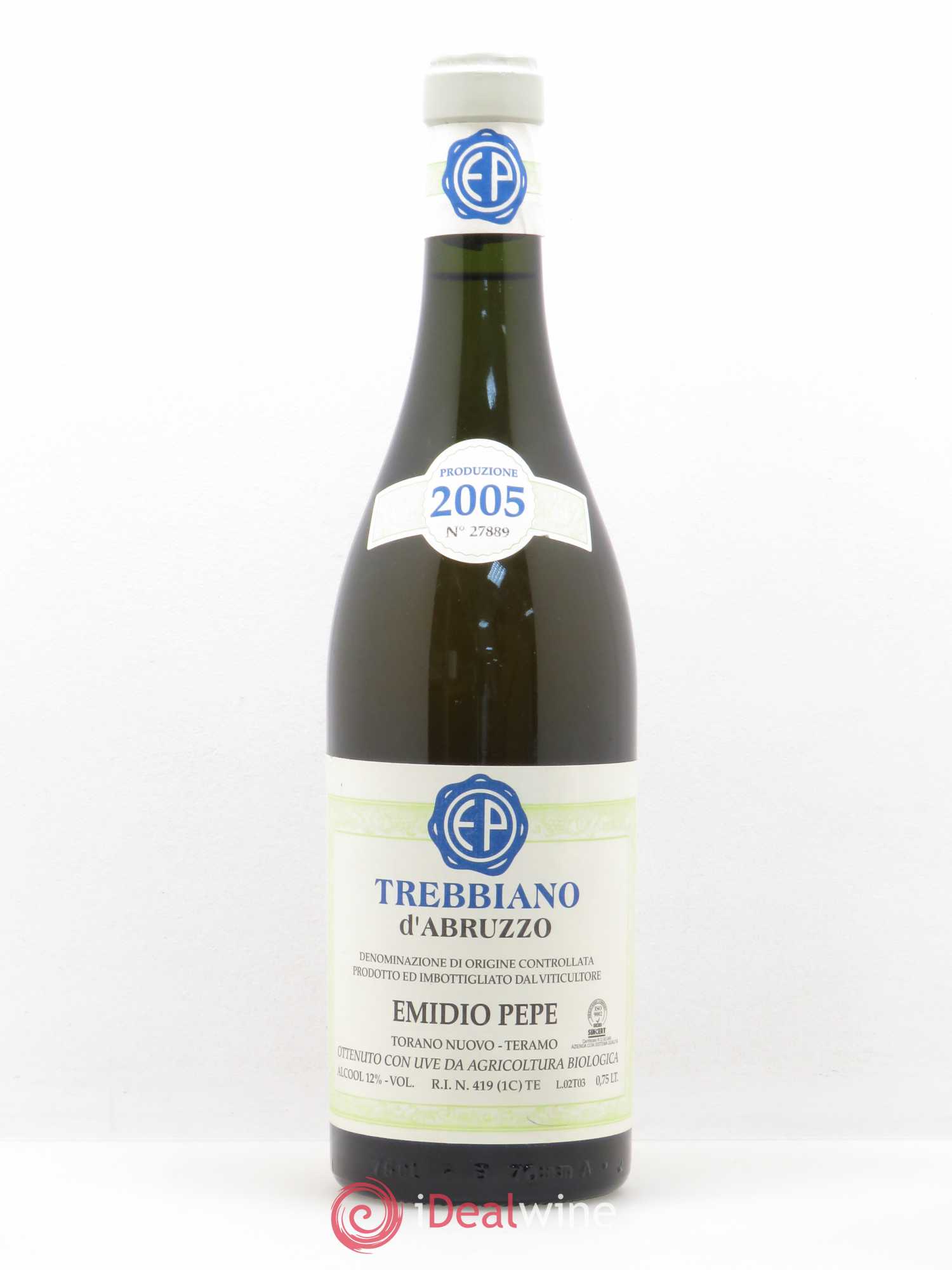 Trebbiano d'Abruzzo DOC Vecchie Viti Emidio Pepe 2005 - Lot de 1 bouteille - 0
