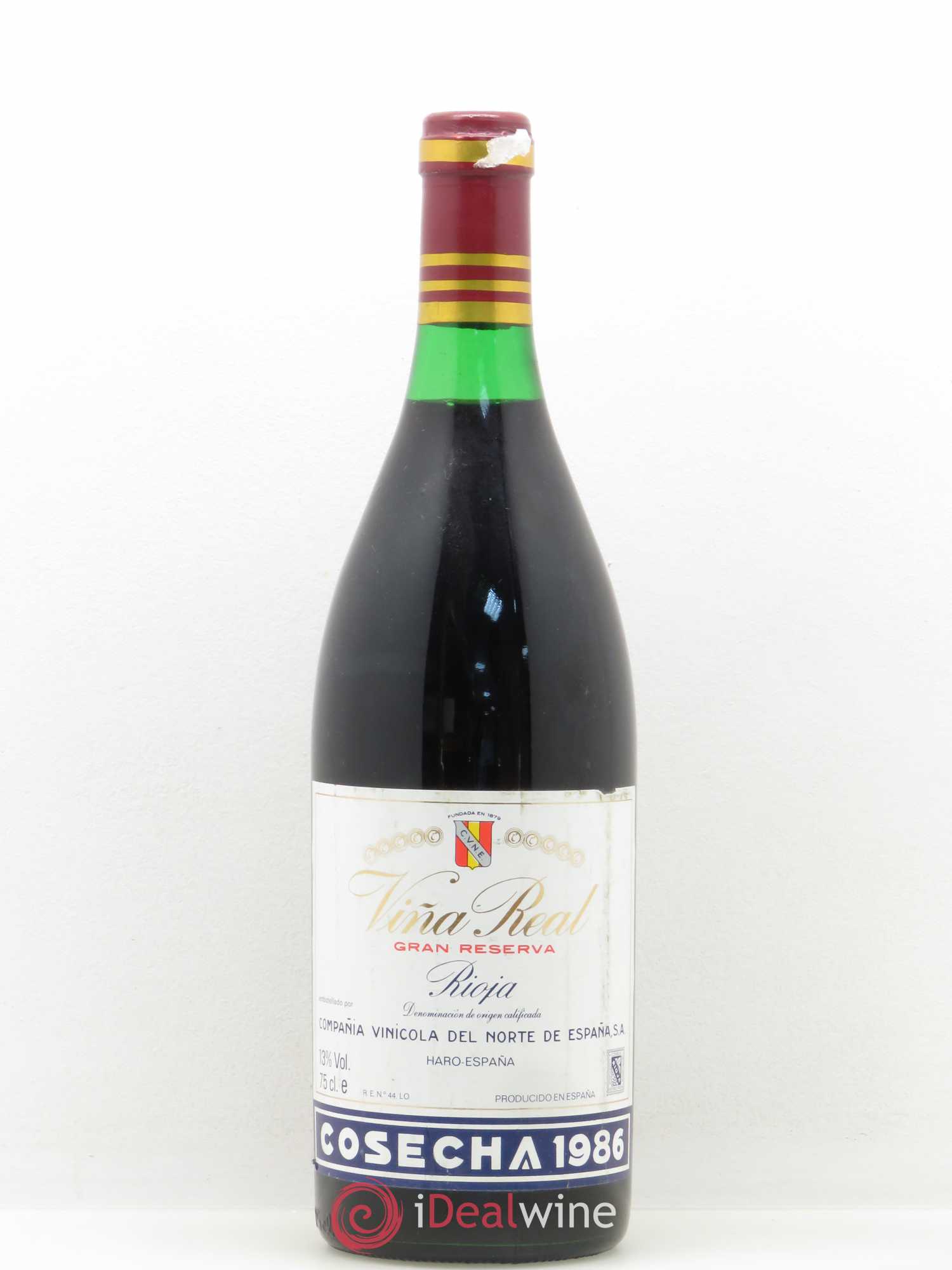 Rioja DOCA Gran Reserva Vina Real 1986 - Lot de 1 bouteille - 0