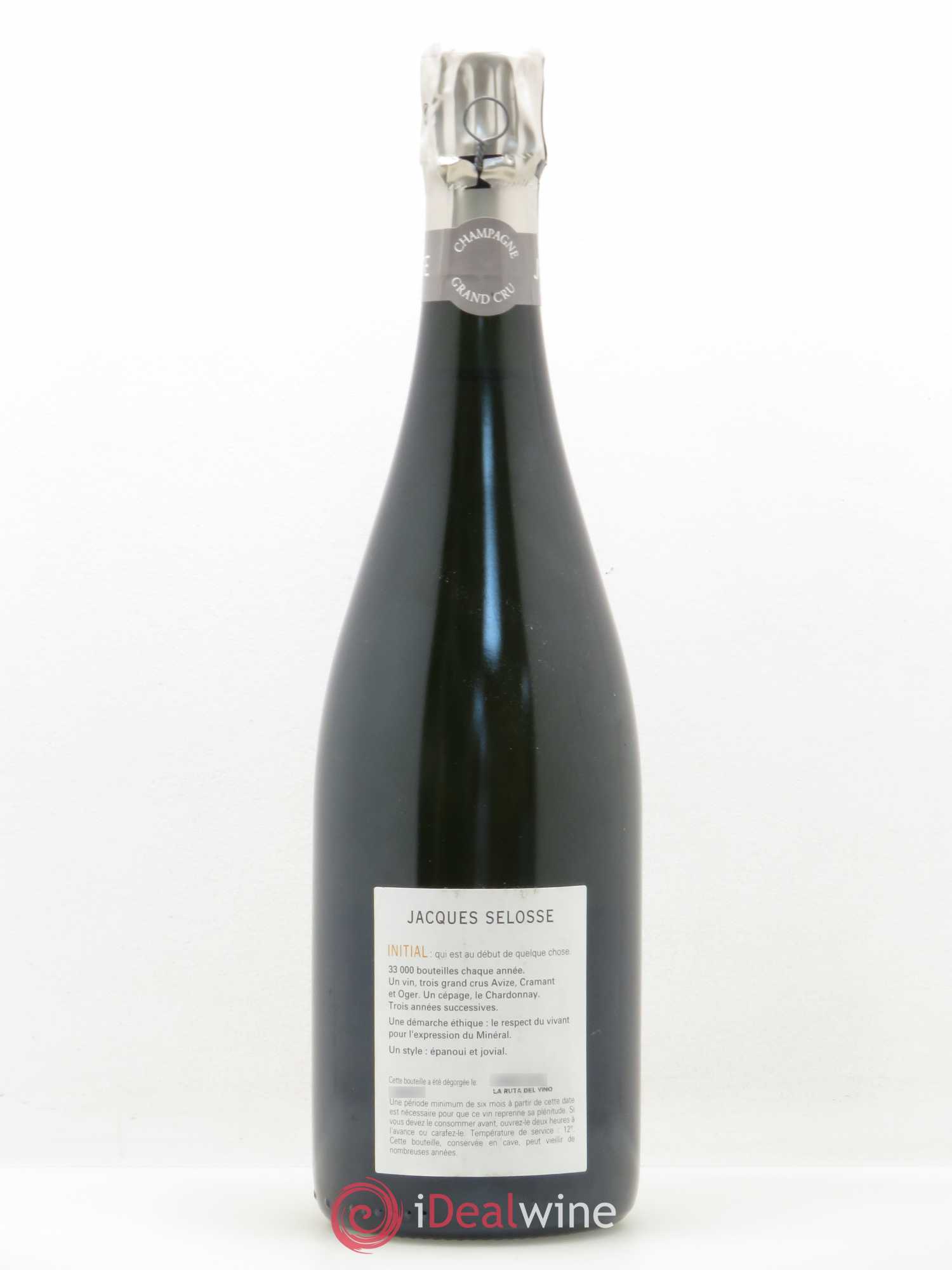 Initial Brut Jacques Selosse - Lot de 1 bouteille - 1