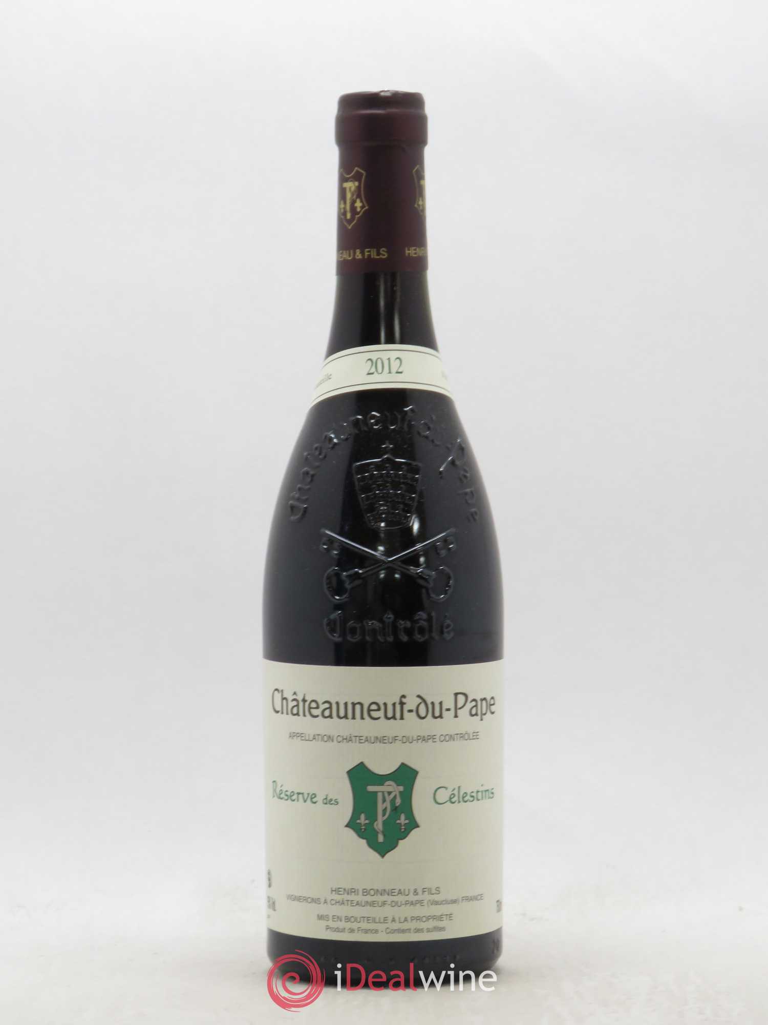 Châteauneuf-du-Pape Réserve des Célestins Henri Bonneau & Fils 2012 - Lot de 1 bouteille - 0