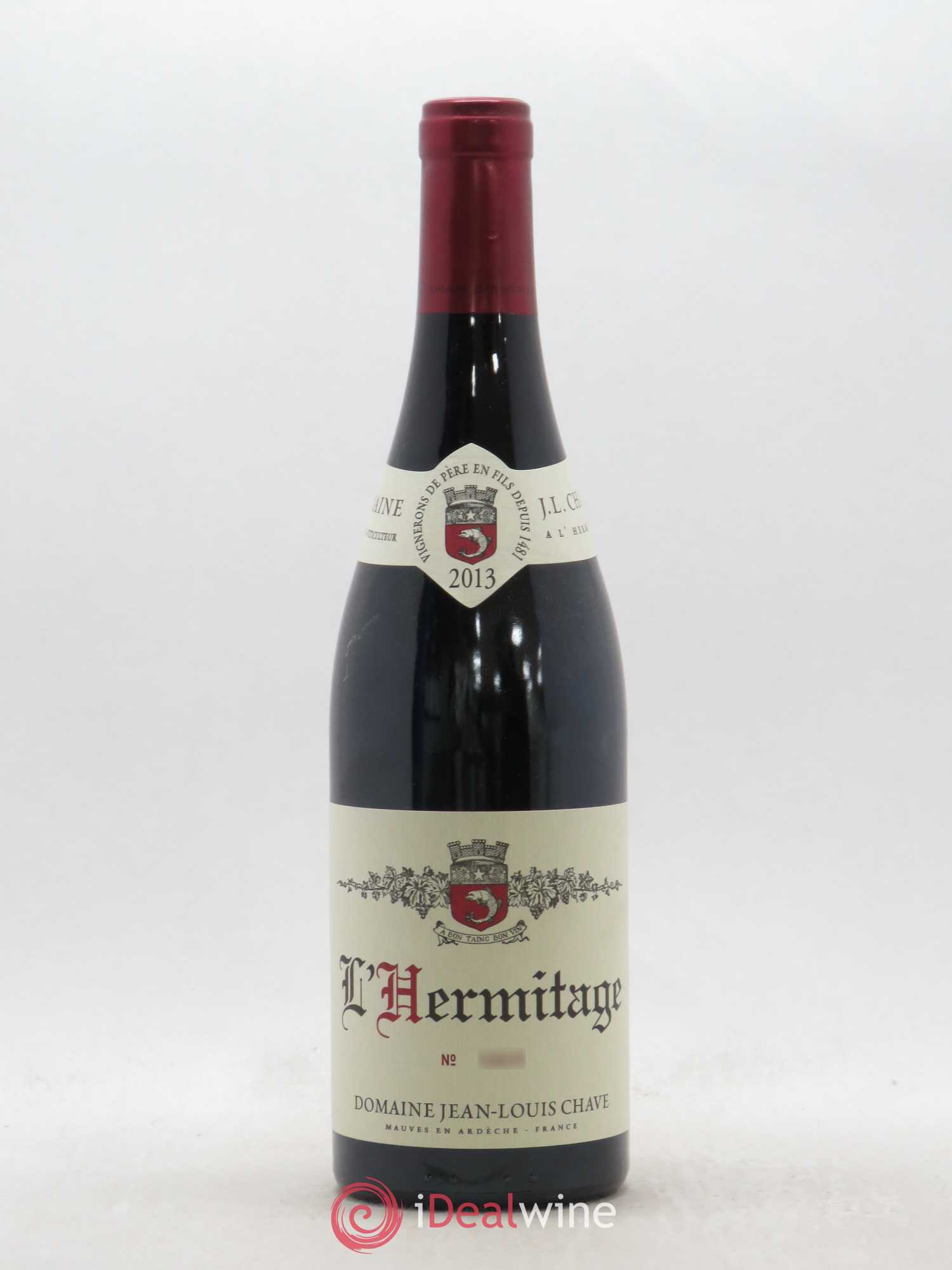 Hermitage Jean-Louis Chave 2013 - Lot de 1 bouteille - 0