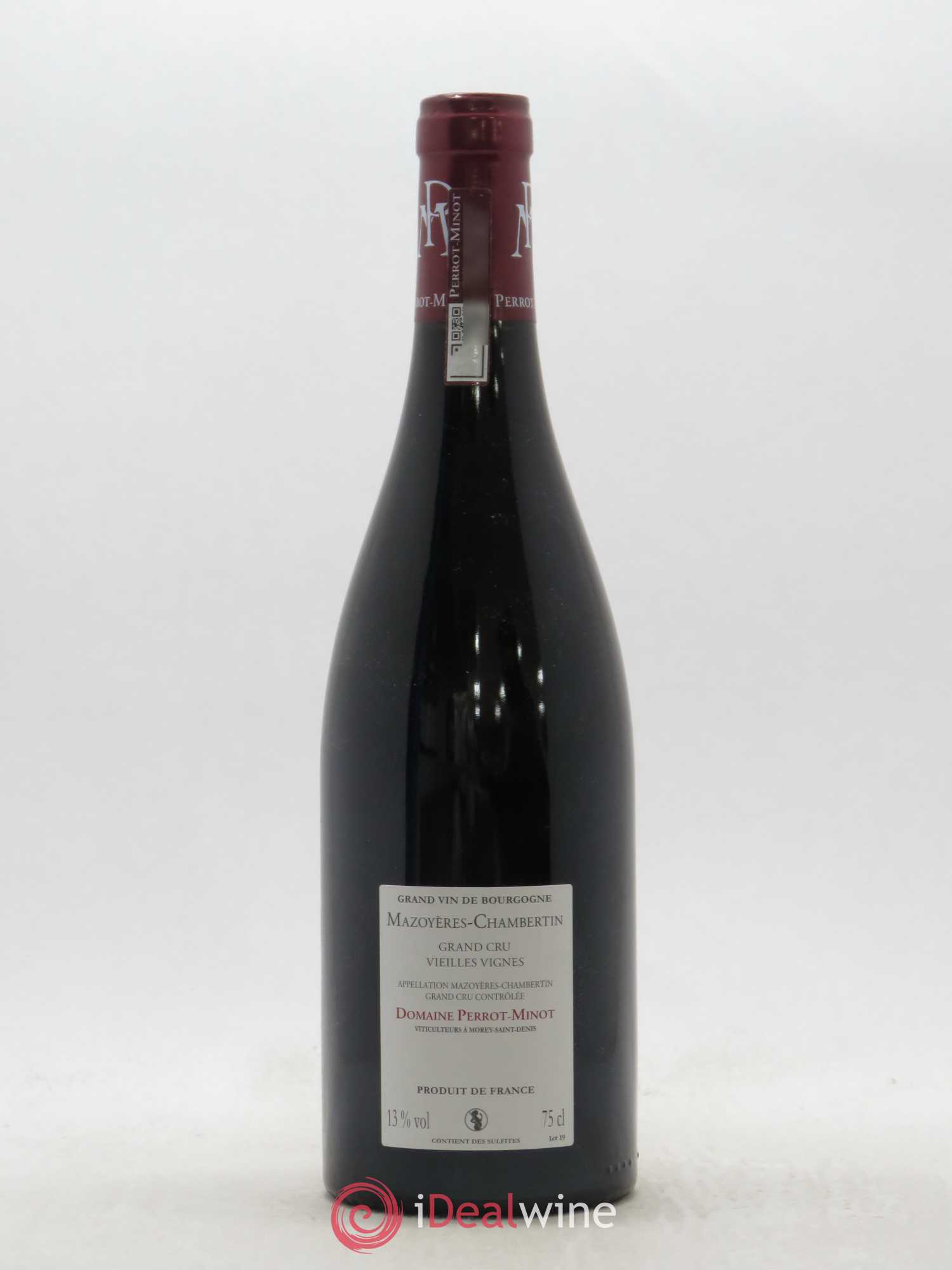 Mazoyères-Chambertin Grand Cru Vieilles Vignes Perrot-Minot 2015 - Lot de 1 bouteille - 1