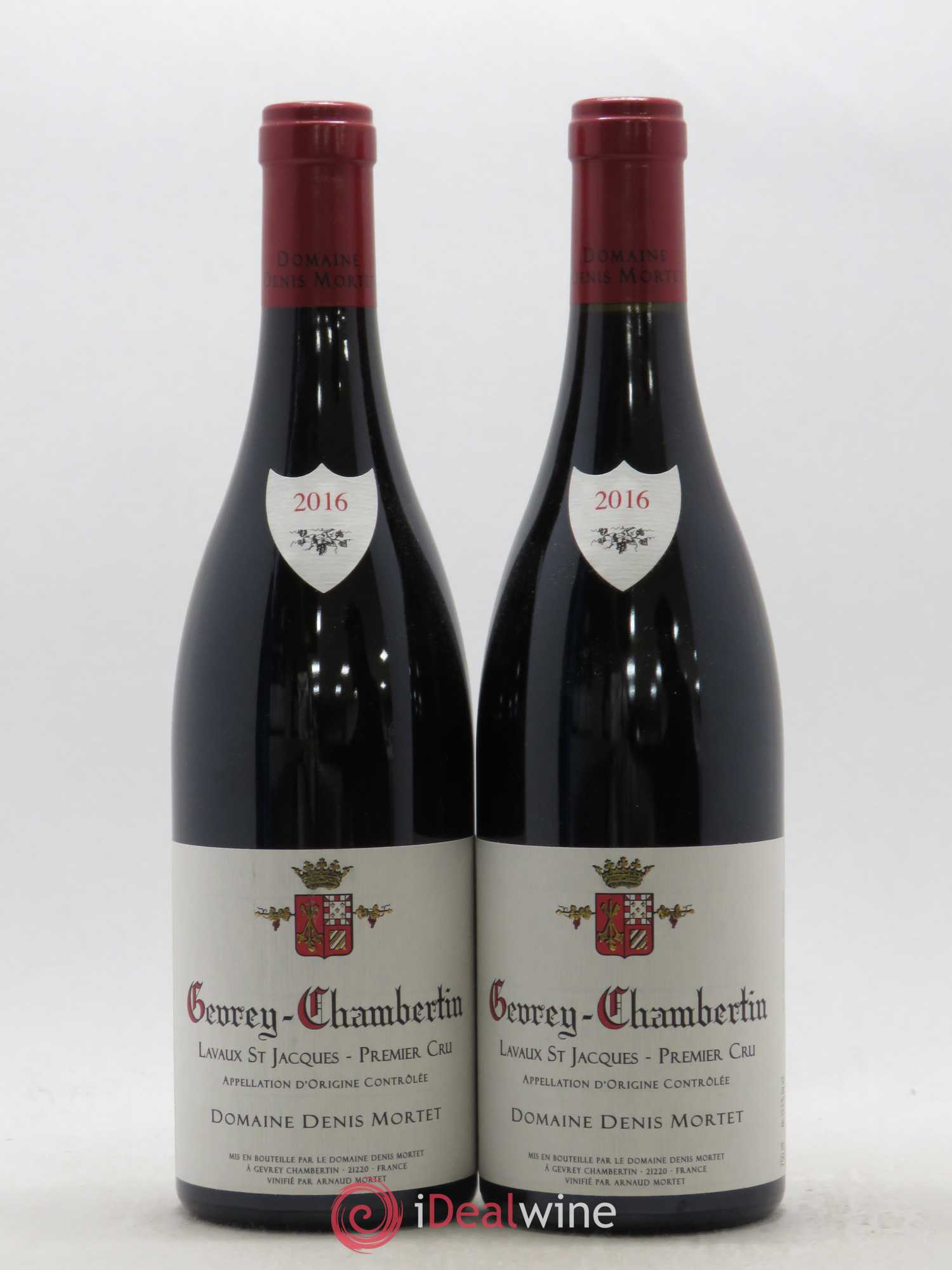 Gevrey-Chambertin 1er Cru Lavaux Saint Jacques Denis Mortet (Domaine) 2016 - Lot de 2 bouteilles - 0
