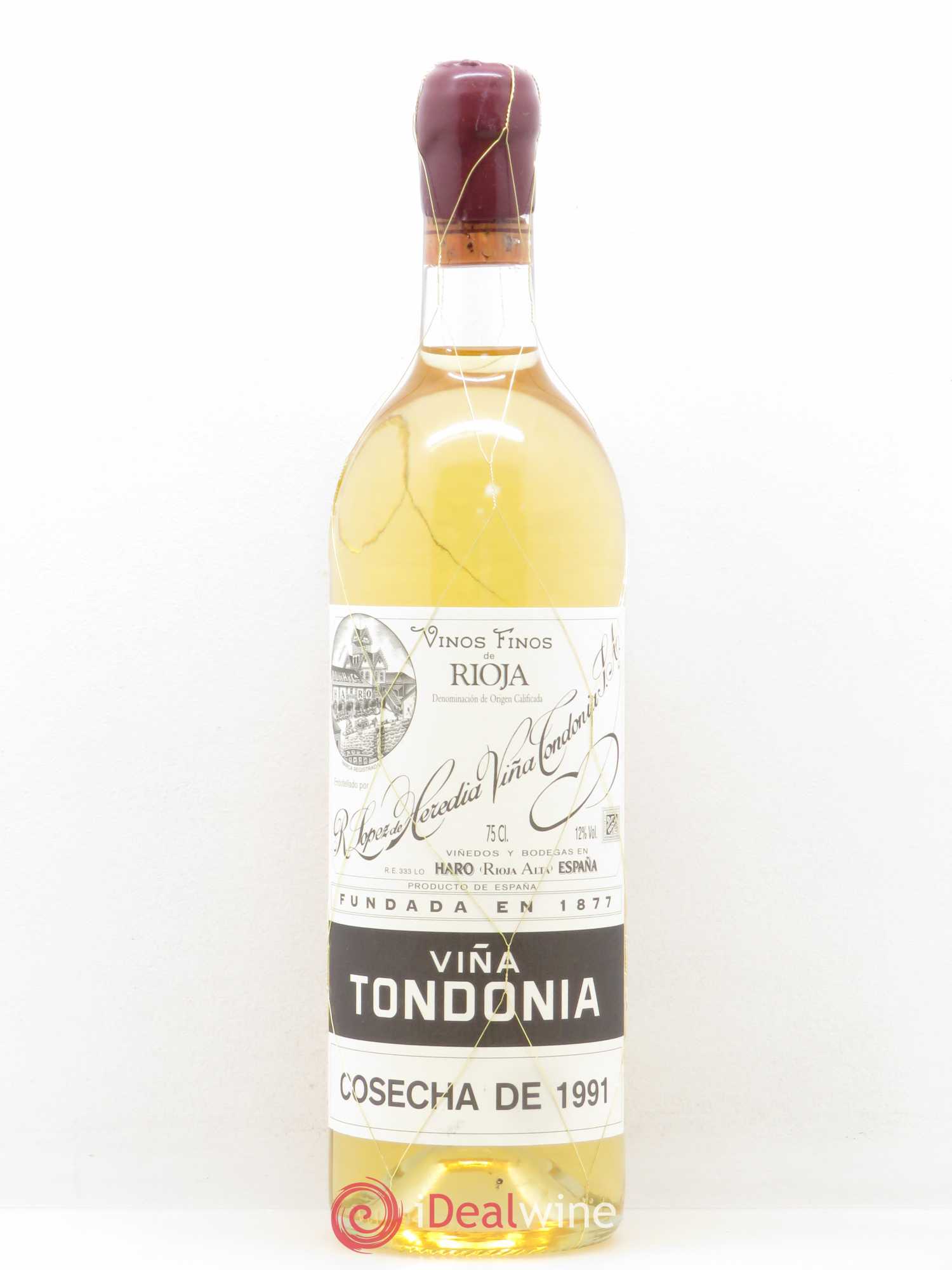 Rioja DOCA Gran Reserva Vina Tondonia 1991 - Lotto di 1 bottiglia - 0