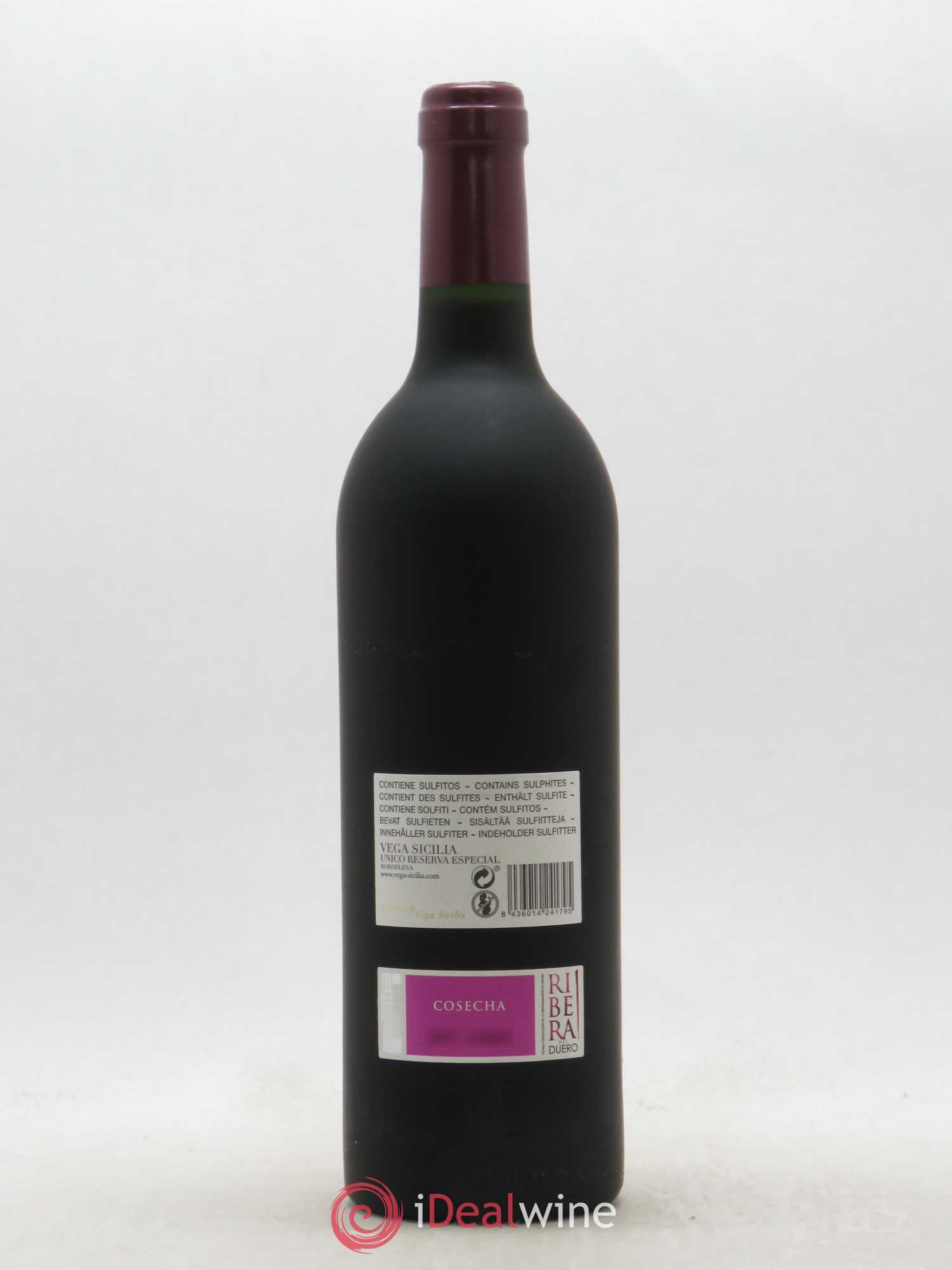 Ribera Del Duero Vega Sicilia Unico Reserva Especial Famille Alvarez - Lot de 1 bouteille - 1