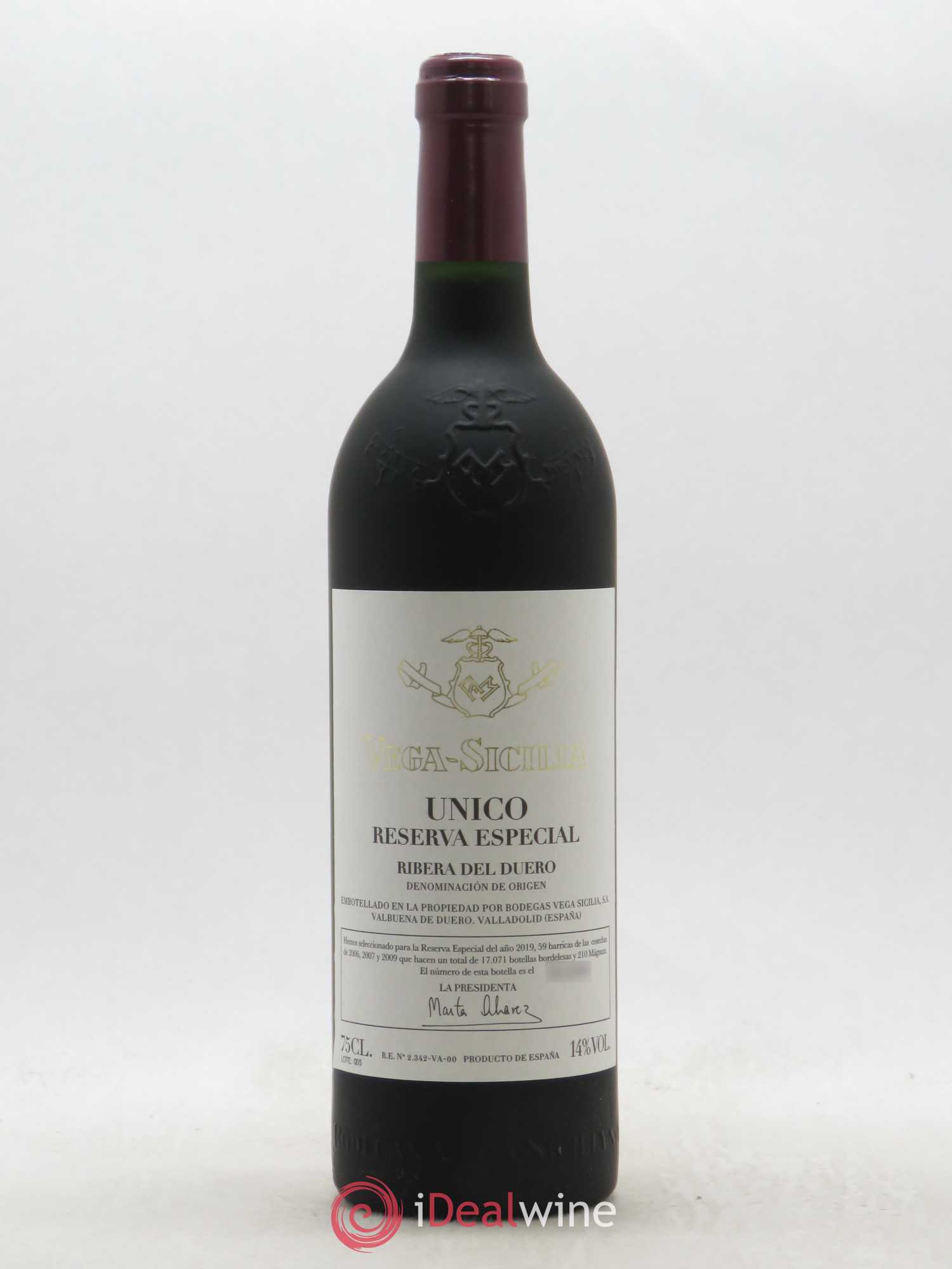 Ribera Del Duero Vega Sicilia Unico Reserva Especial Famille Alvarez - Lot de 1 bouteille - 0