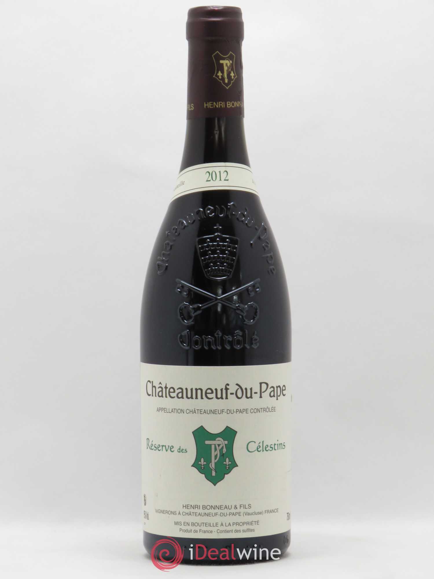 Châteauneuf-du-Pape Réserve des Célestins Henri Bonneau & Fils 2012 - Lot de 1 bouteille - 0