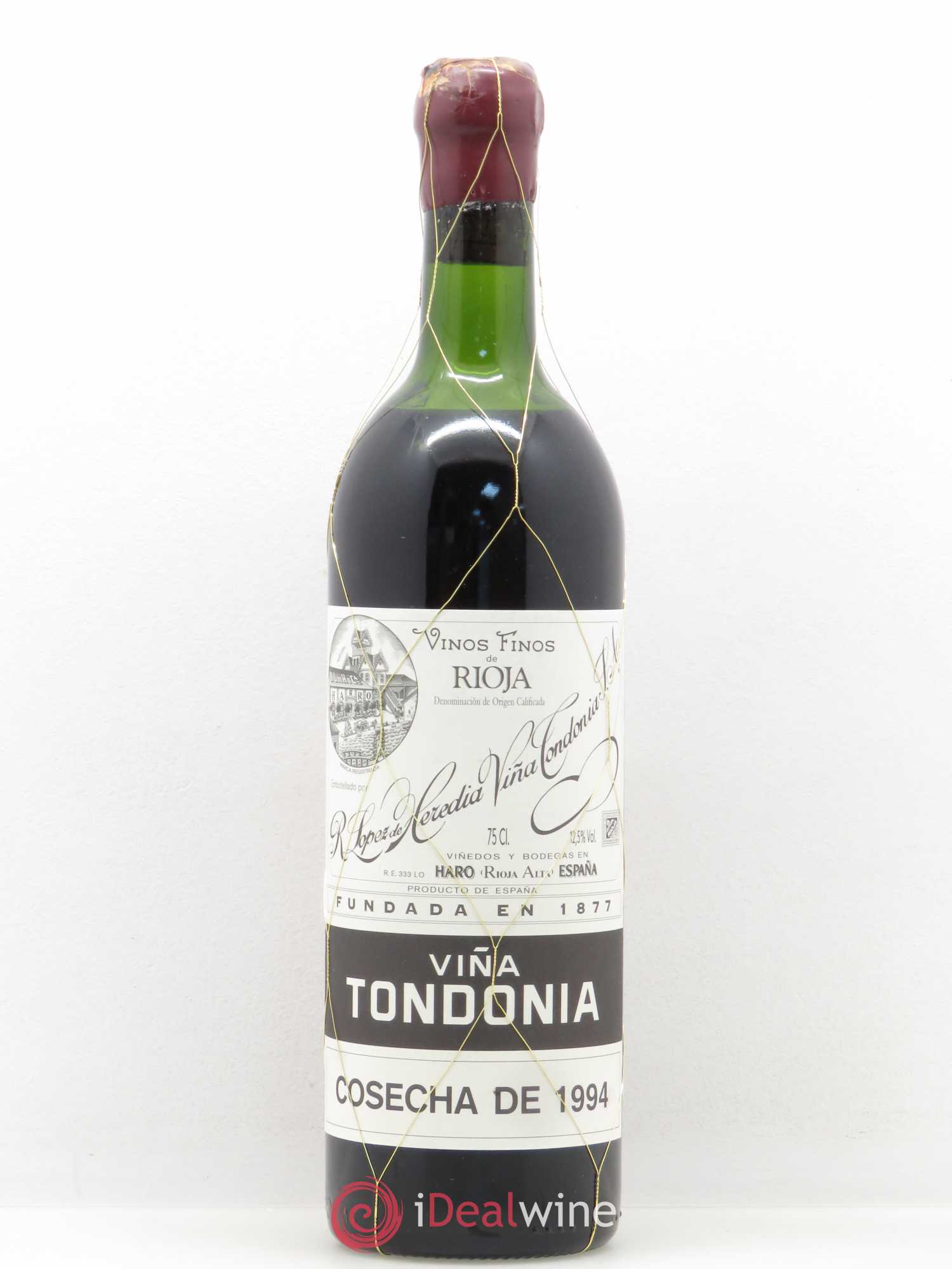 Rioja DOCA Gran Reserva Vina Tondonia 1994 - Posten von 1 Flasche - 0