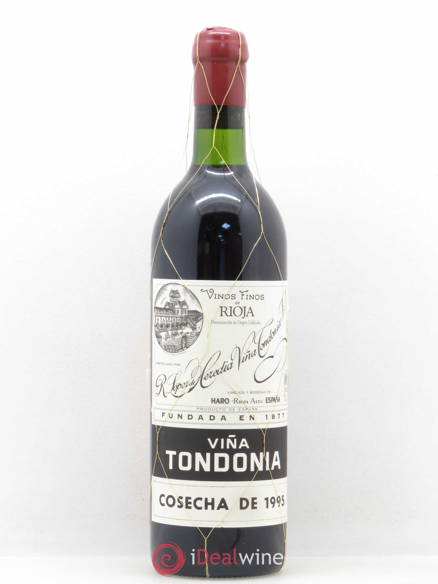 Rioja DOCA Gran Reserva Vina Tondonia 1995 - Lot de 1 bouteille - 0