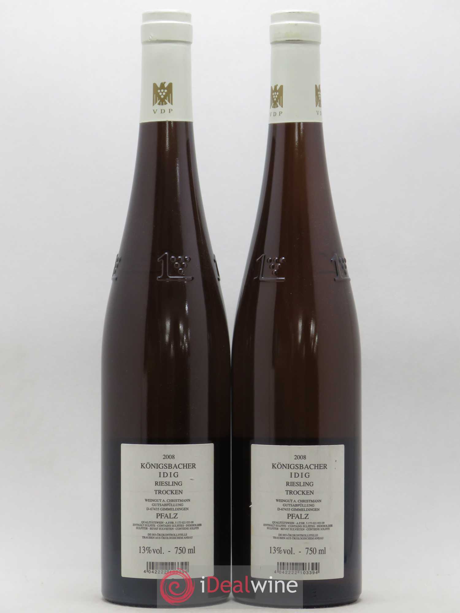 Riesling Pfalz Grosses Gewachs Christmann Konigsbacher Idig 2008 - Lotto di 2 bottiglie - 1