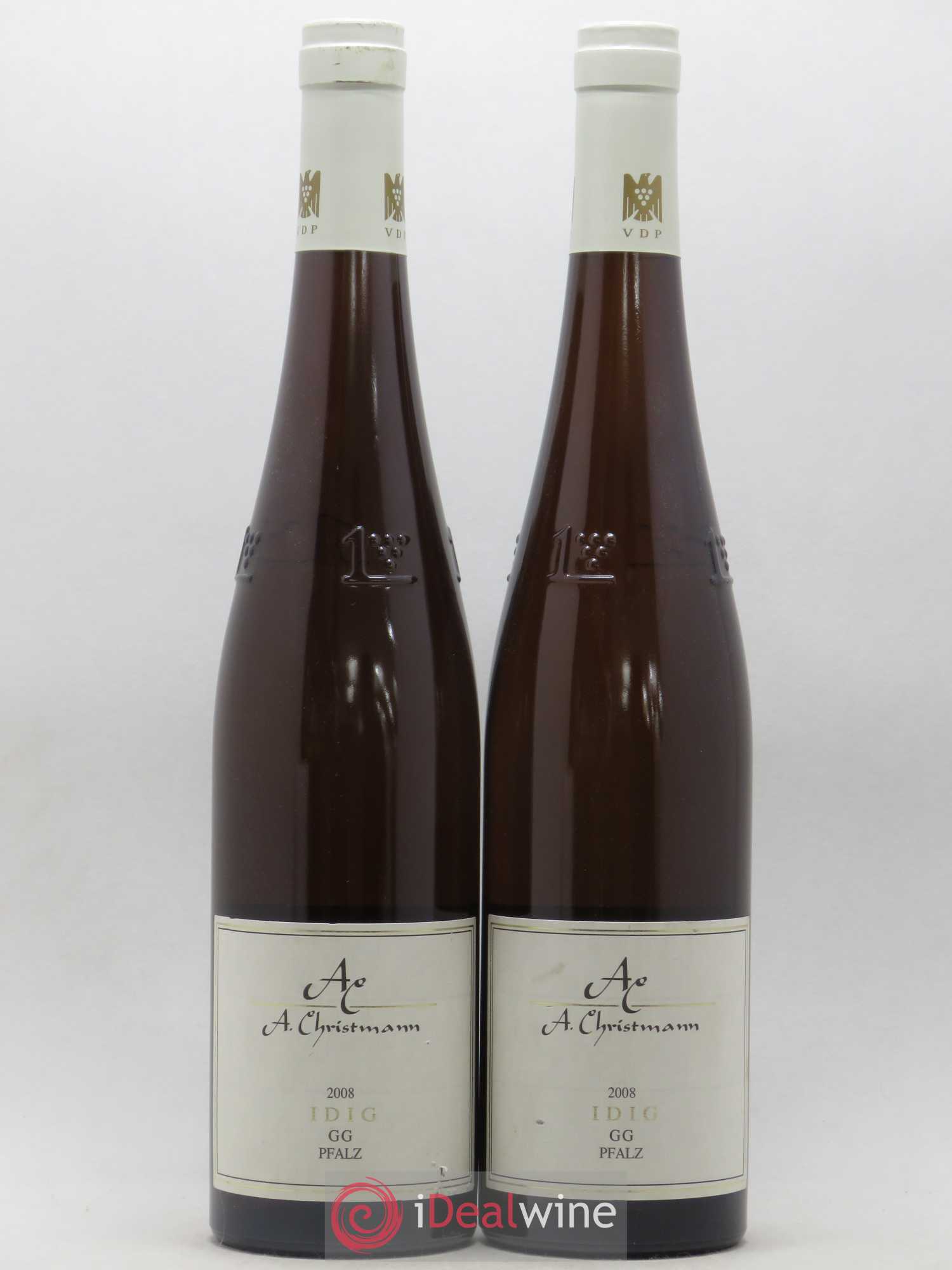 Riesling Pfalz Grosses Gewachs Christmann Konigsbacher Idig 2008 - Lotto di 2 bottiglie - 0
