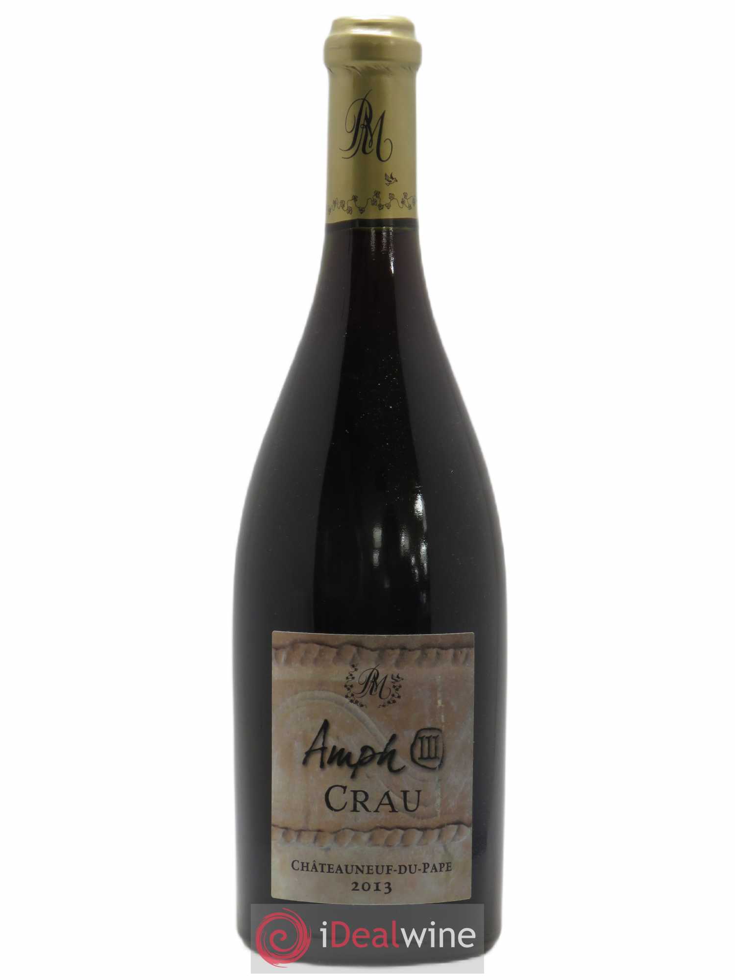 Châteauneuf-du-Pape Saouma Amph III Crau Rotem et Mounir 2013 - Posten von 1 Flasche - 0