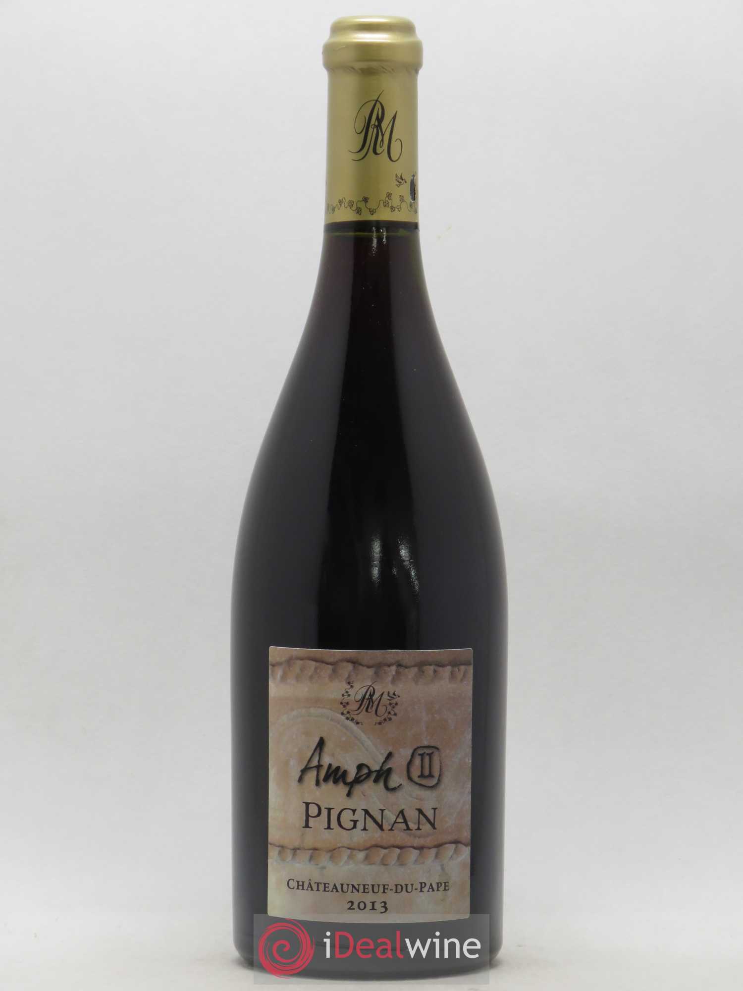 Châteauneuf-du-Pape Saouma Amph II Pignan Rotem et Mounir 2013 - Posten von 1 Flasche - 0