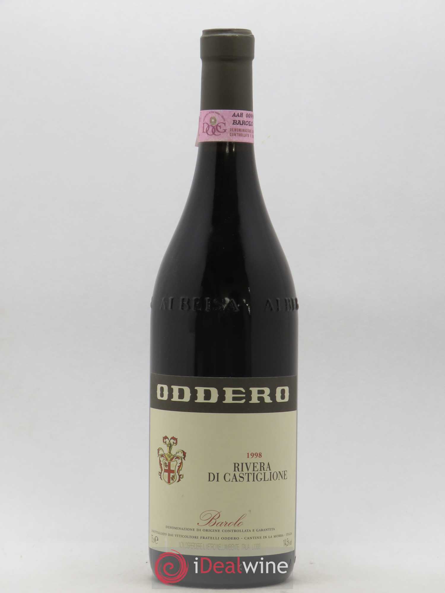 Barolo Poderi Oddero Rivera di Castiglione 1998 - Posten von 1 Flasche - 0