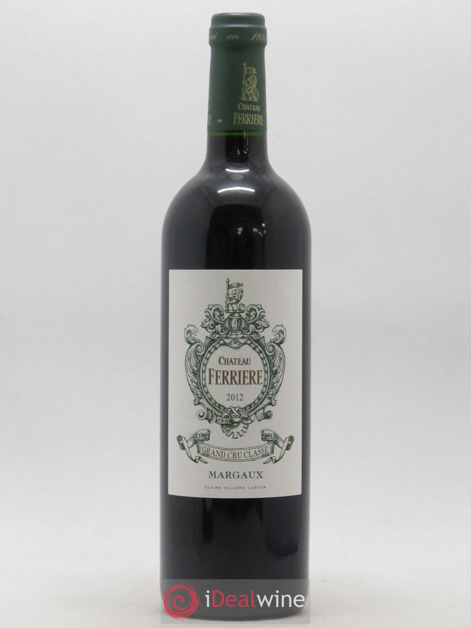 Château Ferrière 3ème Grand Cru Classé 2012 - Lot de 1 bouteille - 0