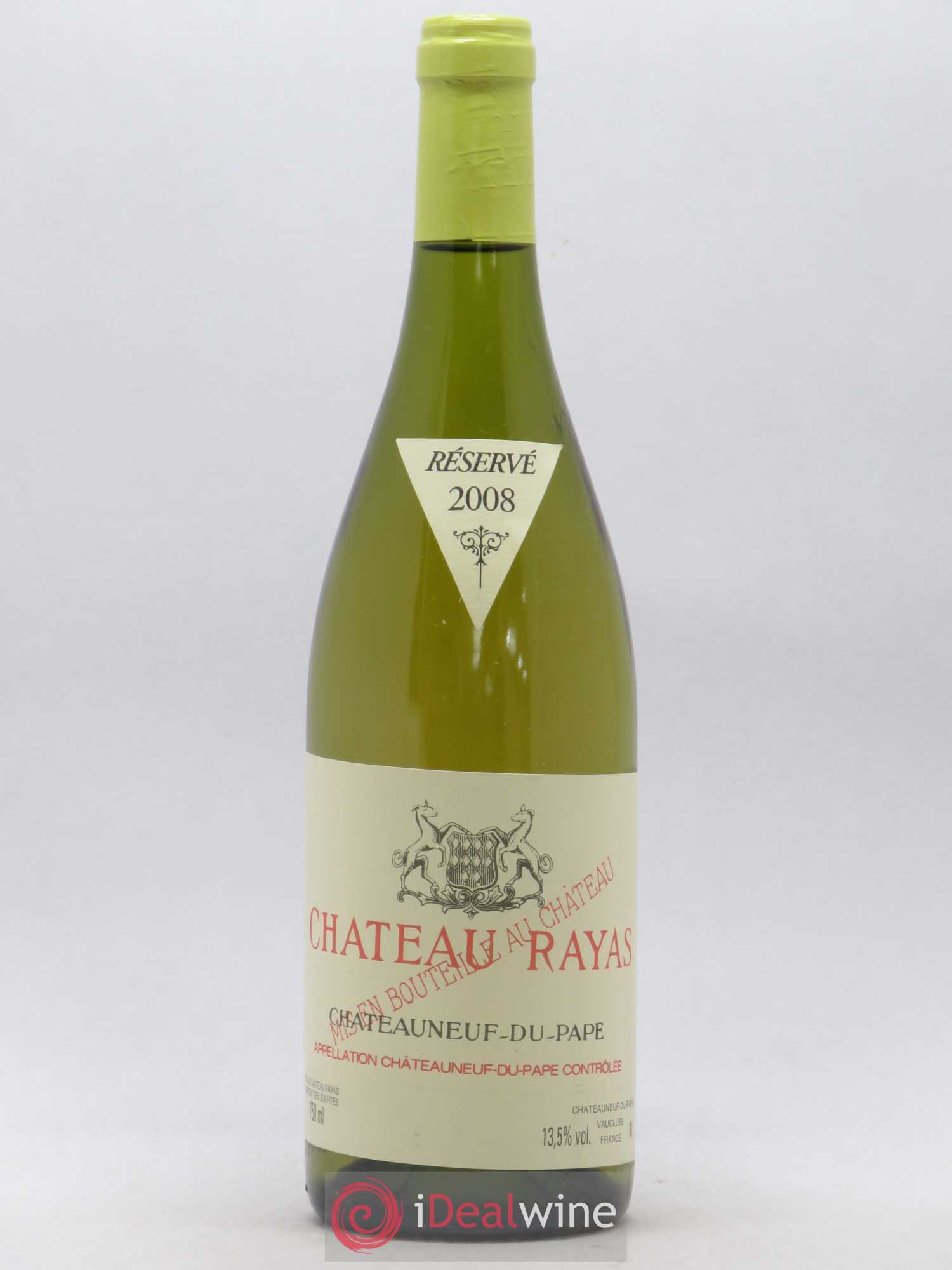 Châteauneuf-du-Pape Château Rayas Emmanuel Reynaud 2008 - Lot de 1 bouteille - 0