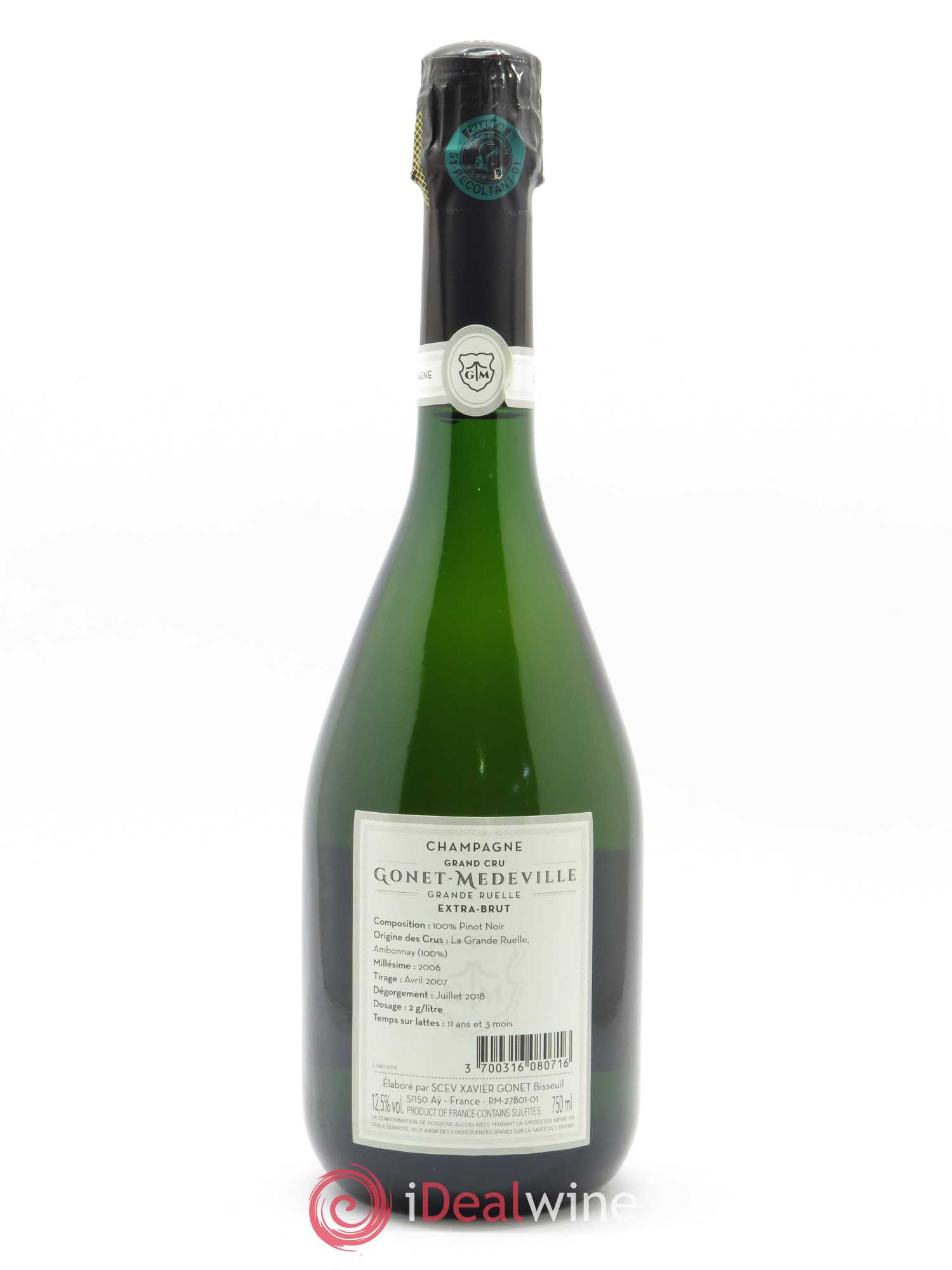 Ambonnay - La Grande Ruelle - Extra-Brut Vignobles Gonet-Medeville 2006 - Lot de 1 bouteille - 2