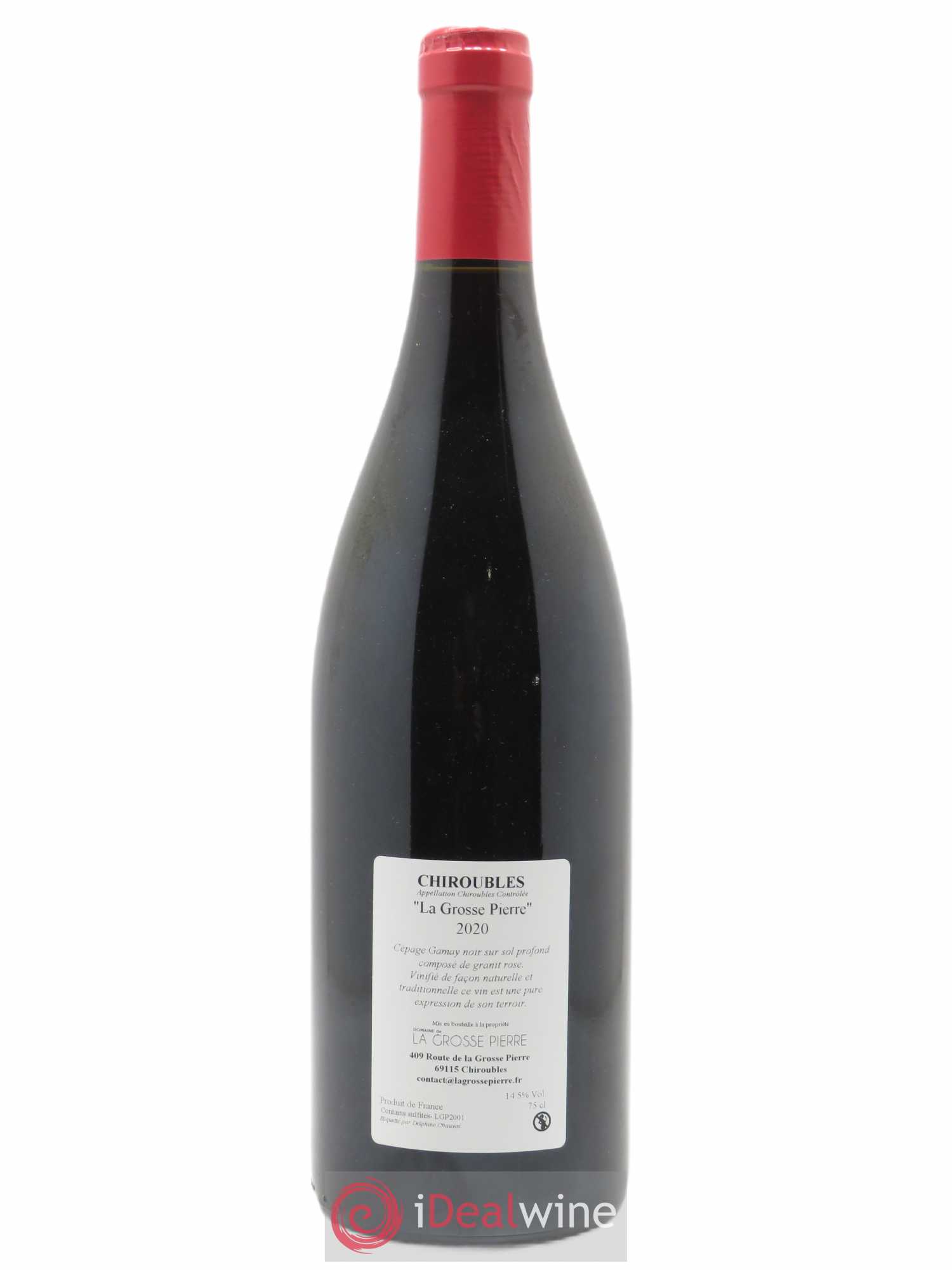 Chiroubles La Grosse Pierre La Grosse Pierre 2020 - Lot de 1 bouteille - 1