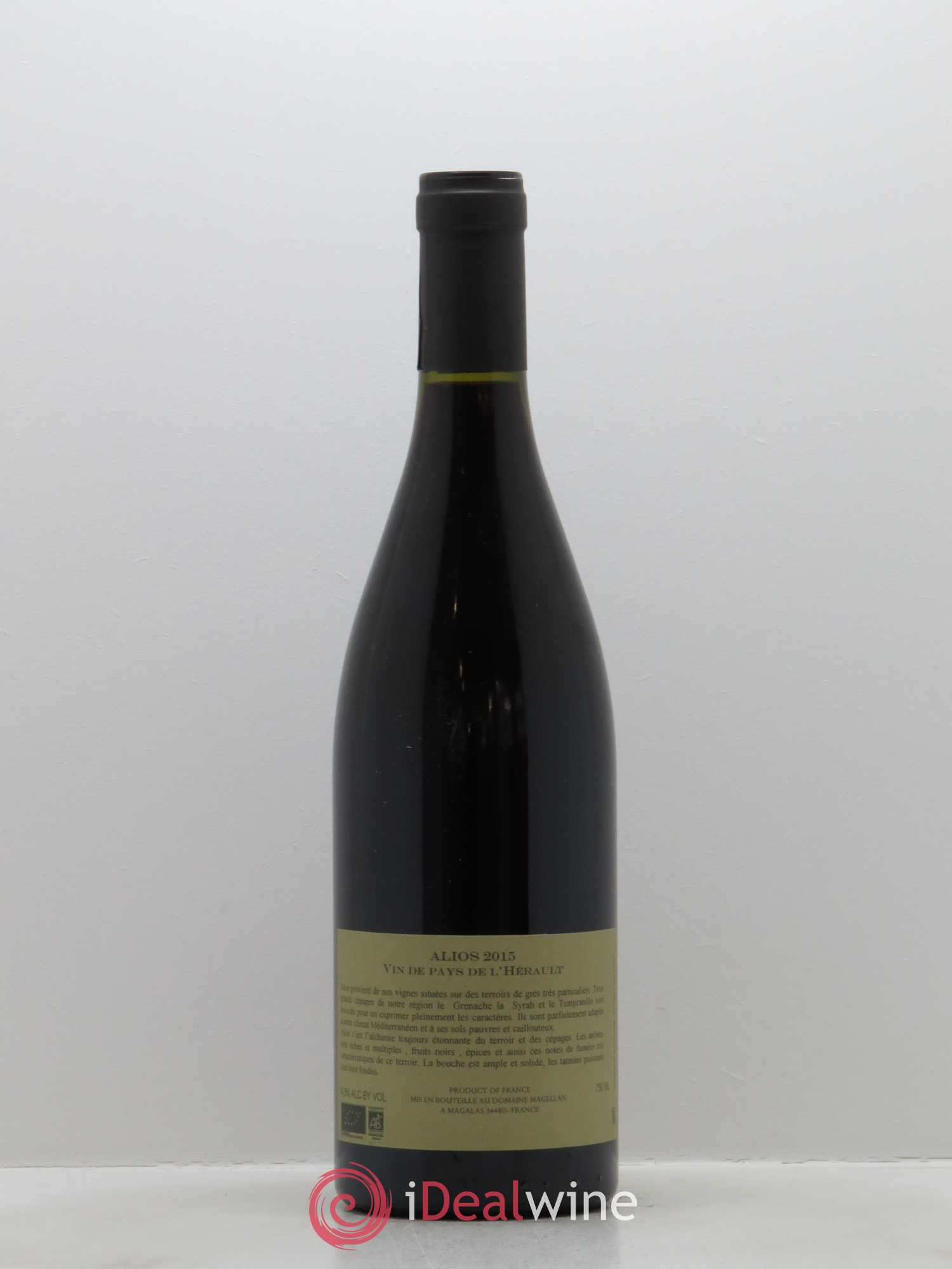 Pays d'Hérault Alios 2015 - Lot de 1 bouteille - 1