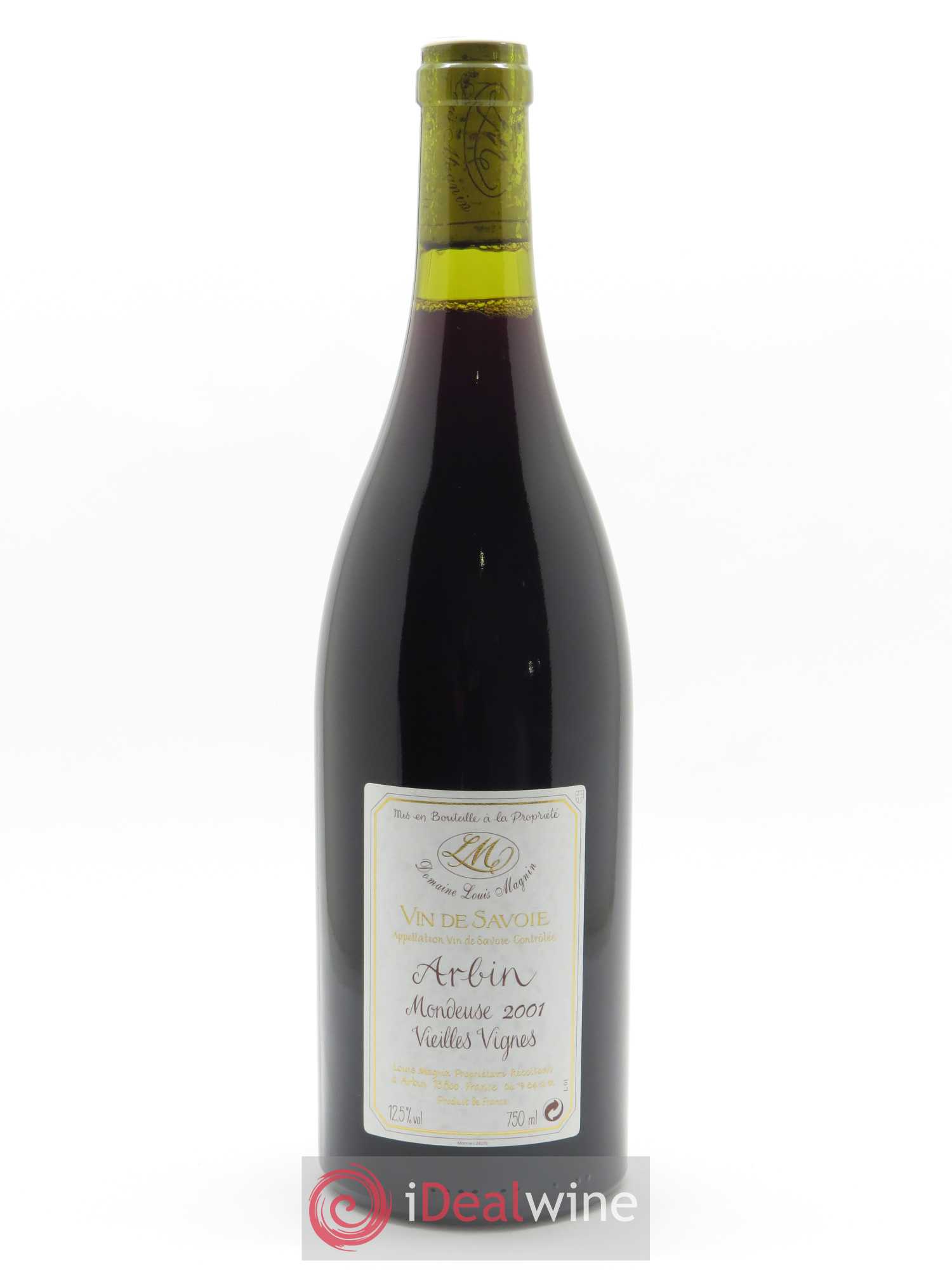 Vin de Savoie Arbin Mondeuse Vieilles Vignes Louis Magnin 2001 - Lot de 1 bouteille - 0
