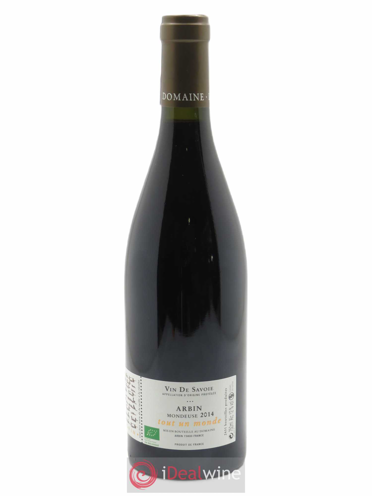 Vin de Savoie Arbin Tout un monde Louis Magnin 2014 - Posten von 1 Flasche - 1