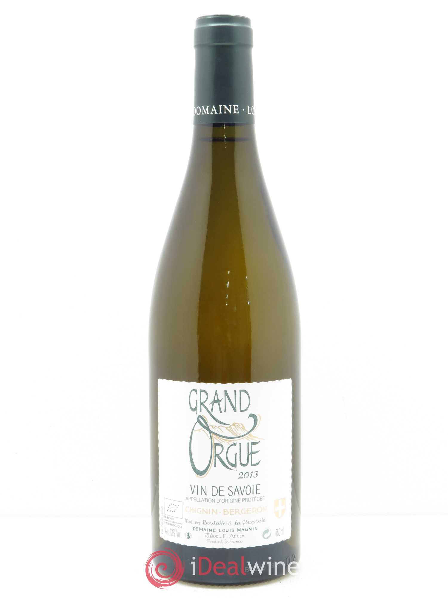 Vin de Savoie Chignin-Bergeron Grand Orgue Louis Magnin 2013 - Lot de 1 bouteille - 0