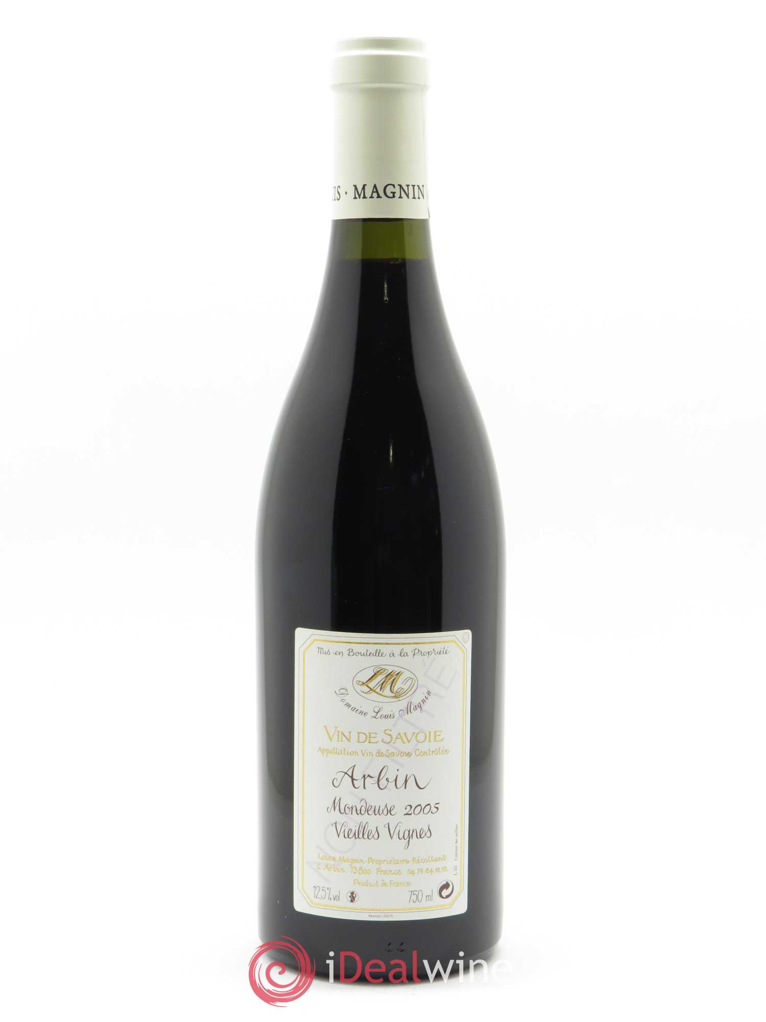 Vin de Savoie Arbin Mondeuse Vieilles Vignes Louis Magnin 2005 - Lot de 1 bouteille - 0