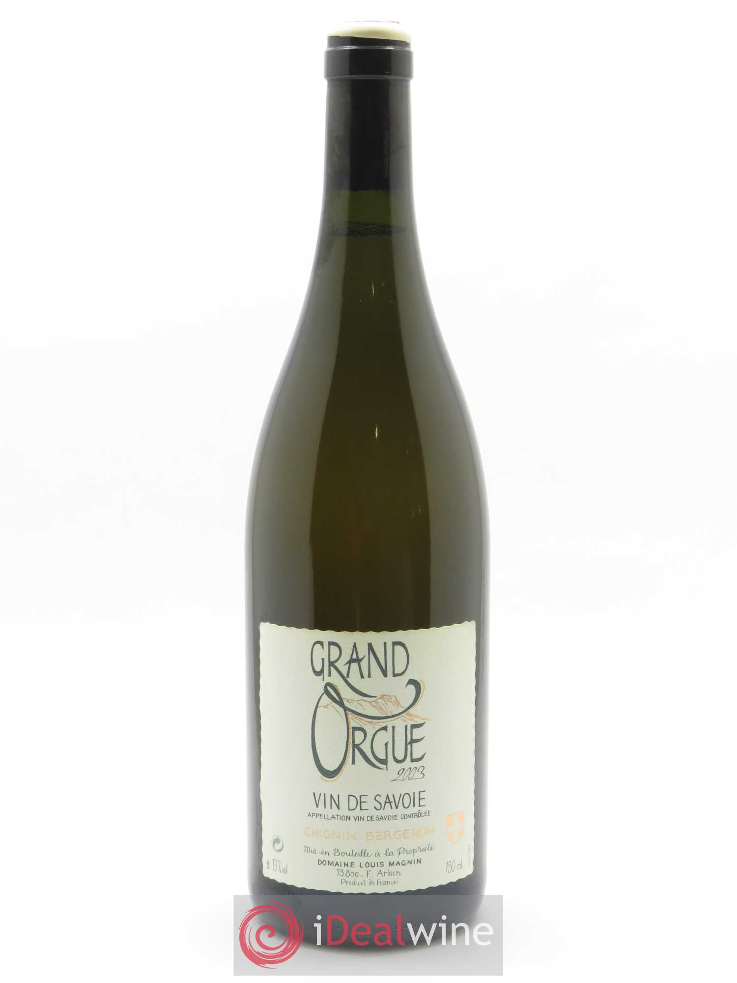 Vin de Savoie Chignin-Bergeron Grand Orgue Louis Magnin 2003 - Lot de 1 bouteille - 0