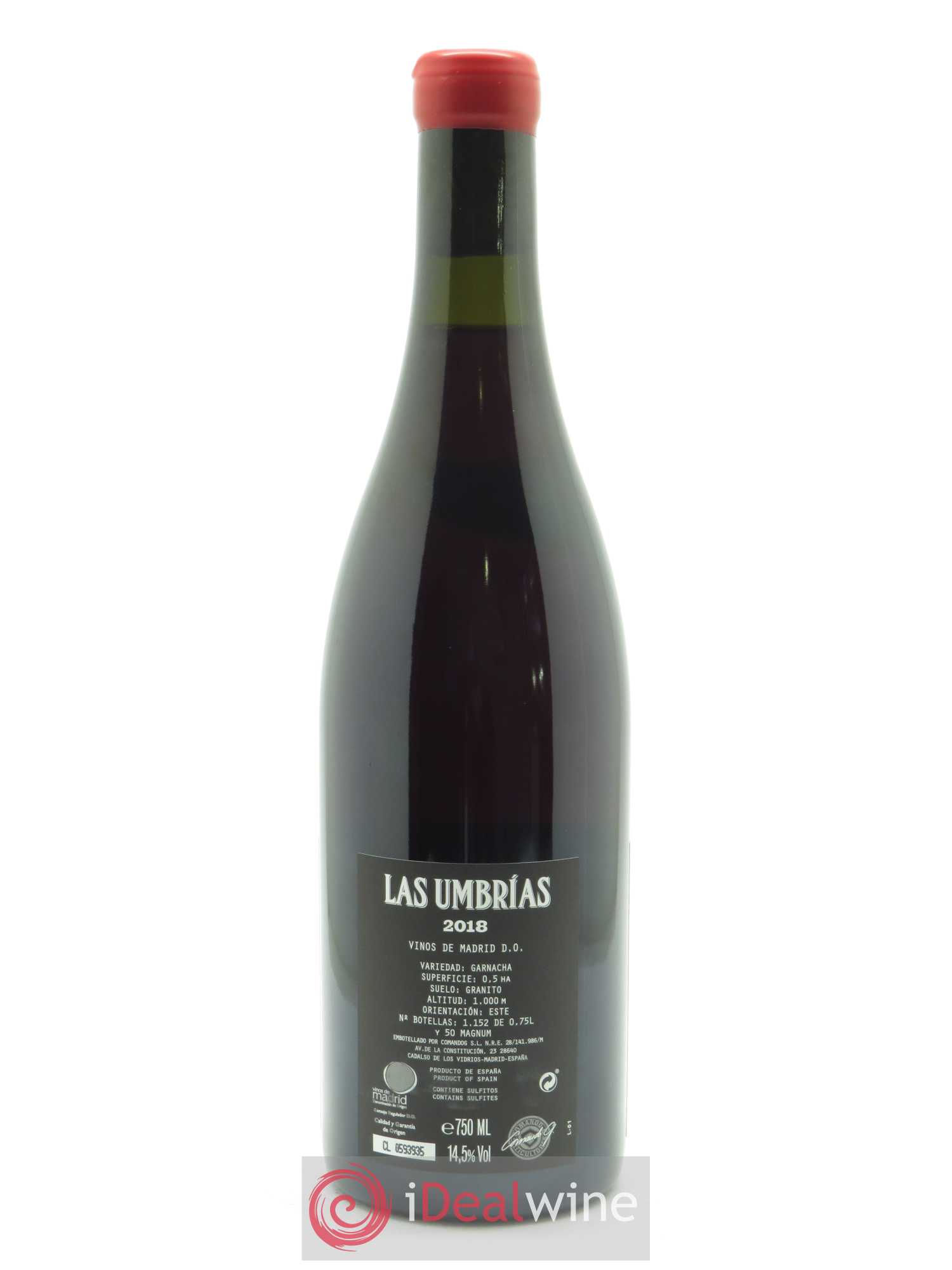Vinos de Madrid DO Comando G Las Umbrias 2018 - Lot de 1 bouteille - 1