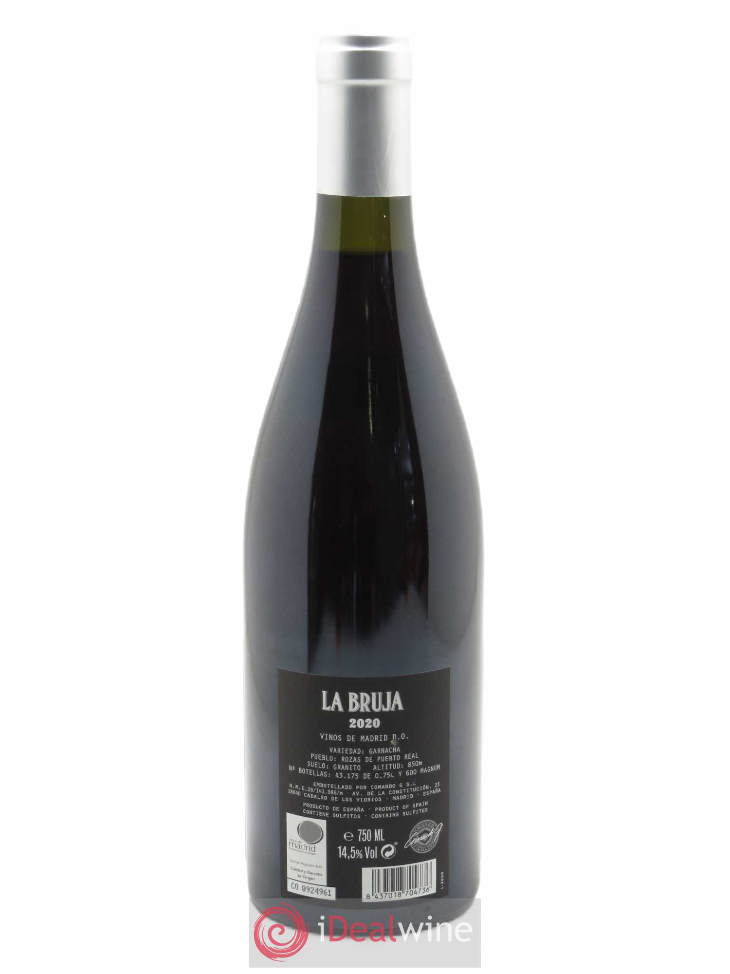 Vinos de Madrid DO Comando G La Bruja de Rozas 2020 - Lot de 1 bouteille - 1