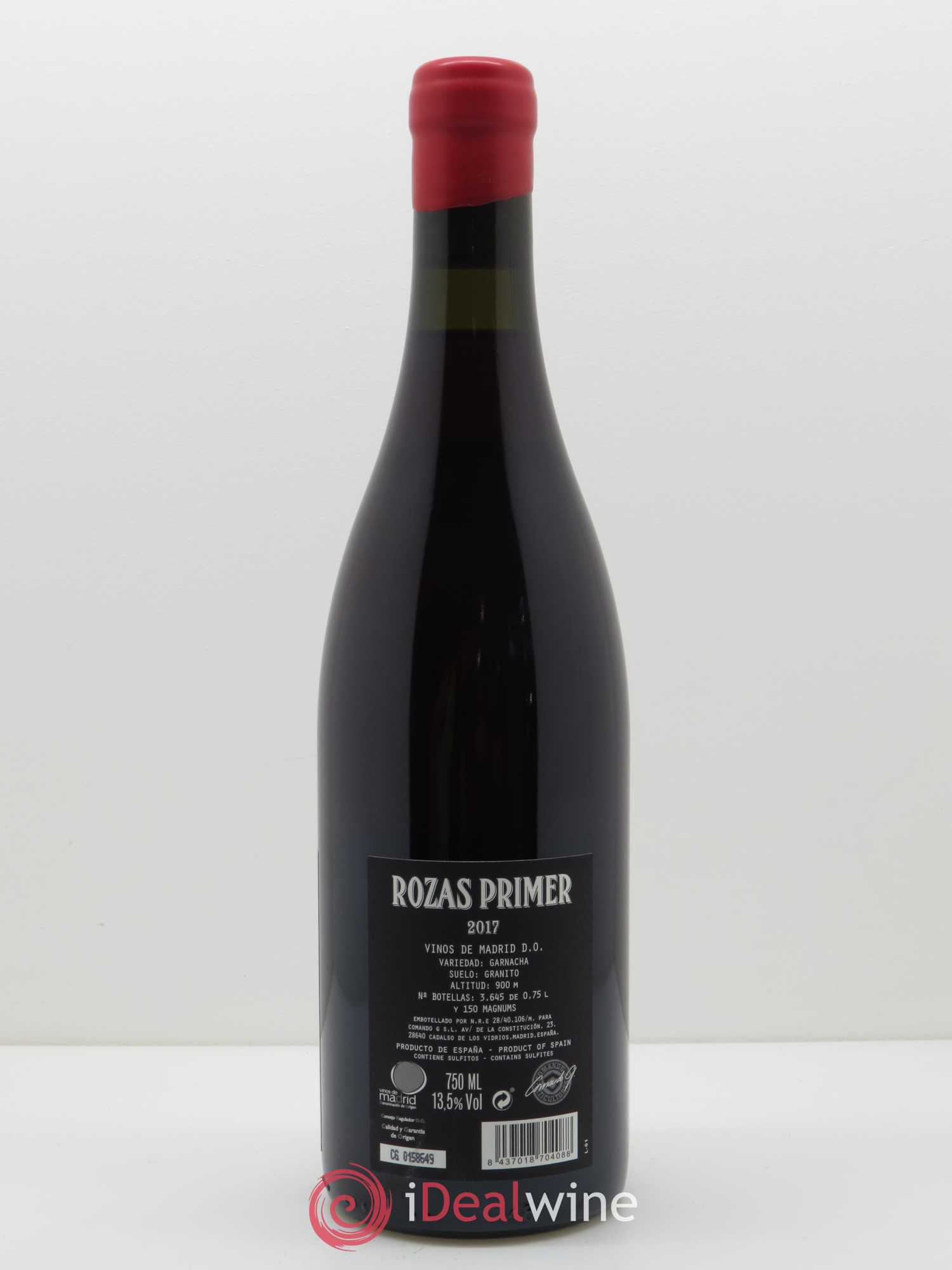 Vinos de Madrid DO Comando G Rozas Primer 2017 - Lot de 1 bouteille - 2